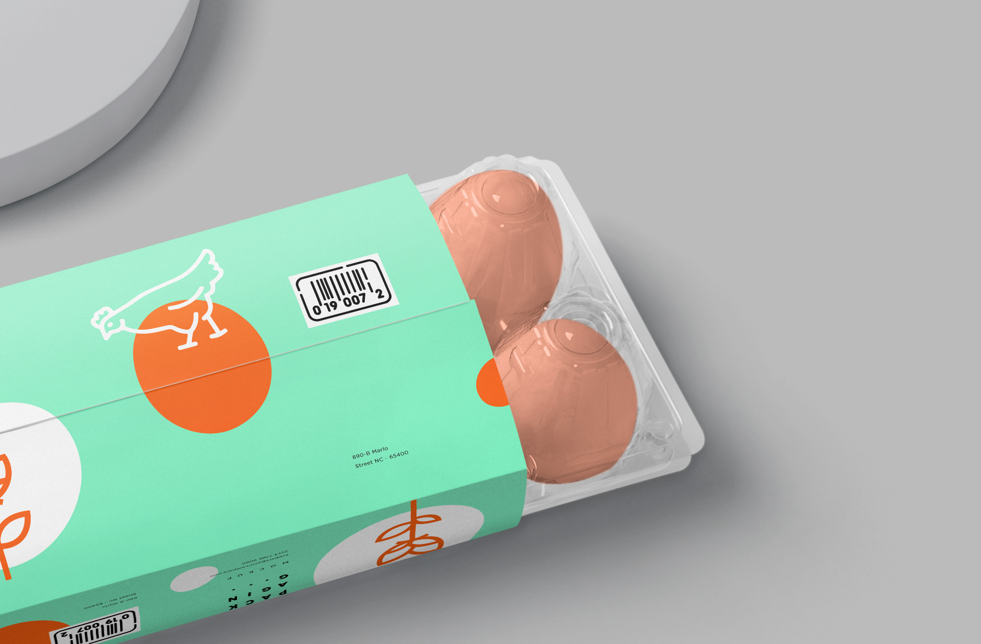 creative food branding mock-up