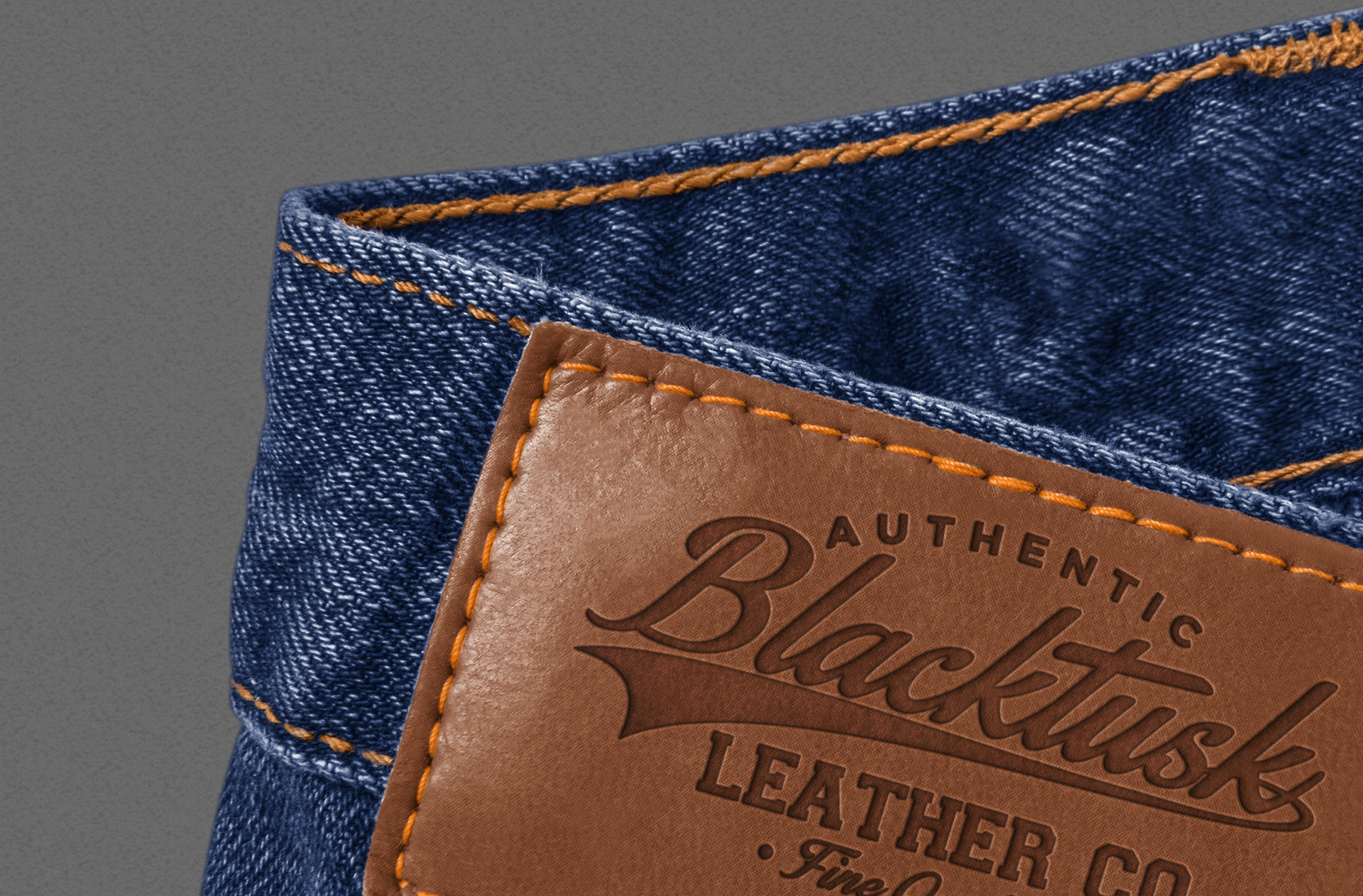 clothing label mockup PSD