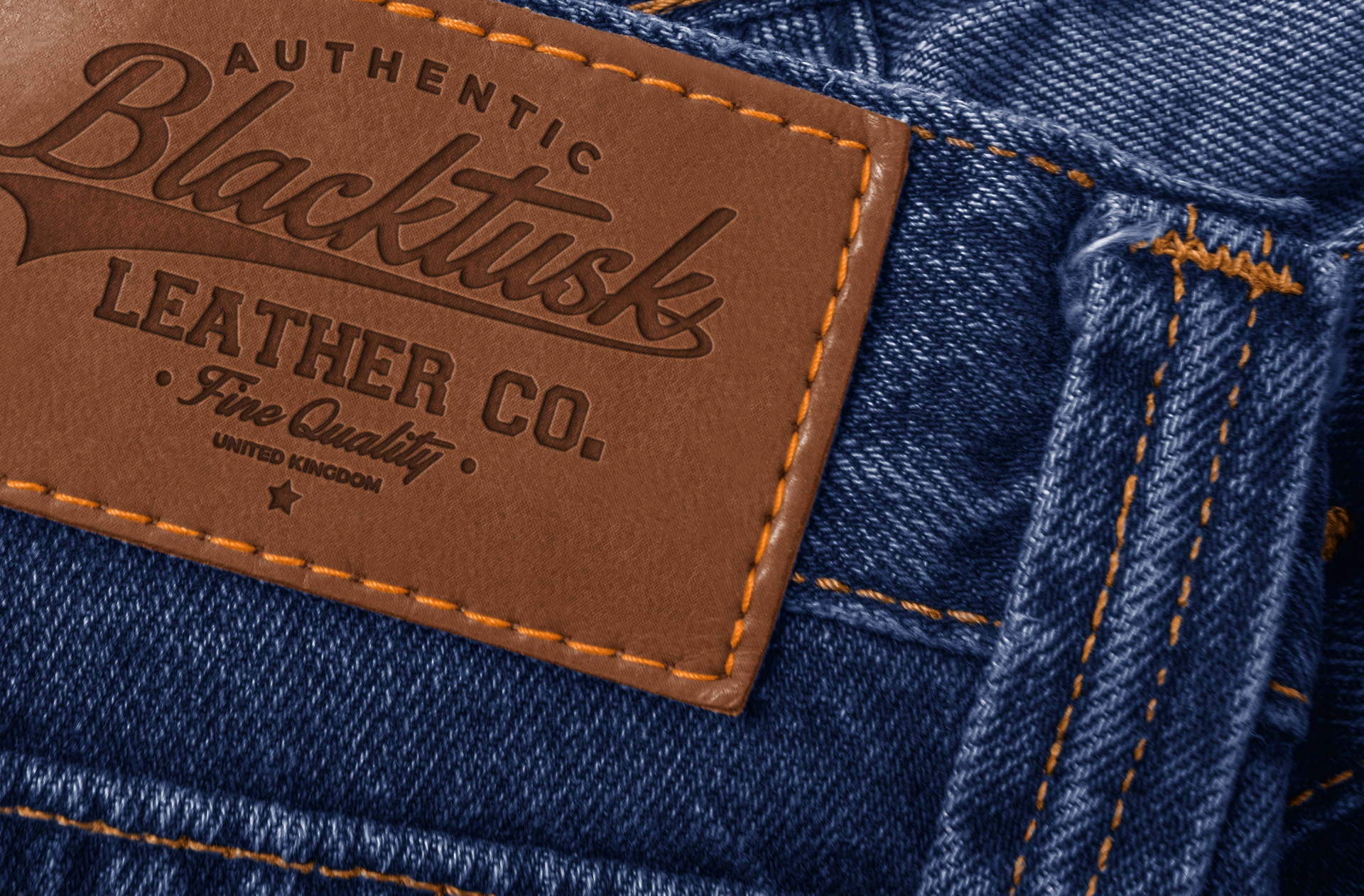 clothing label mockup PSD
