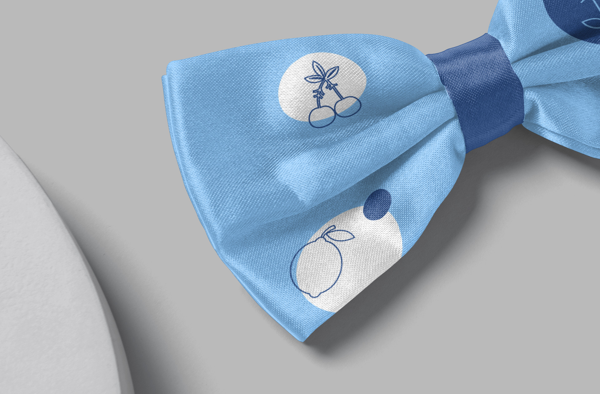 adjustable bow tie mockup