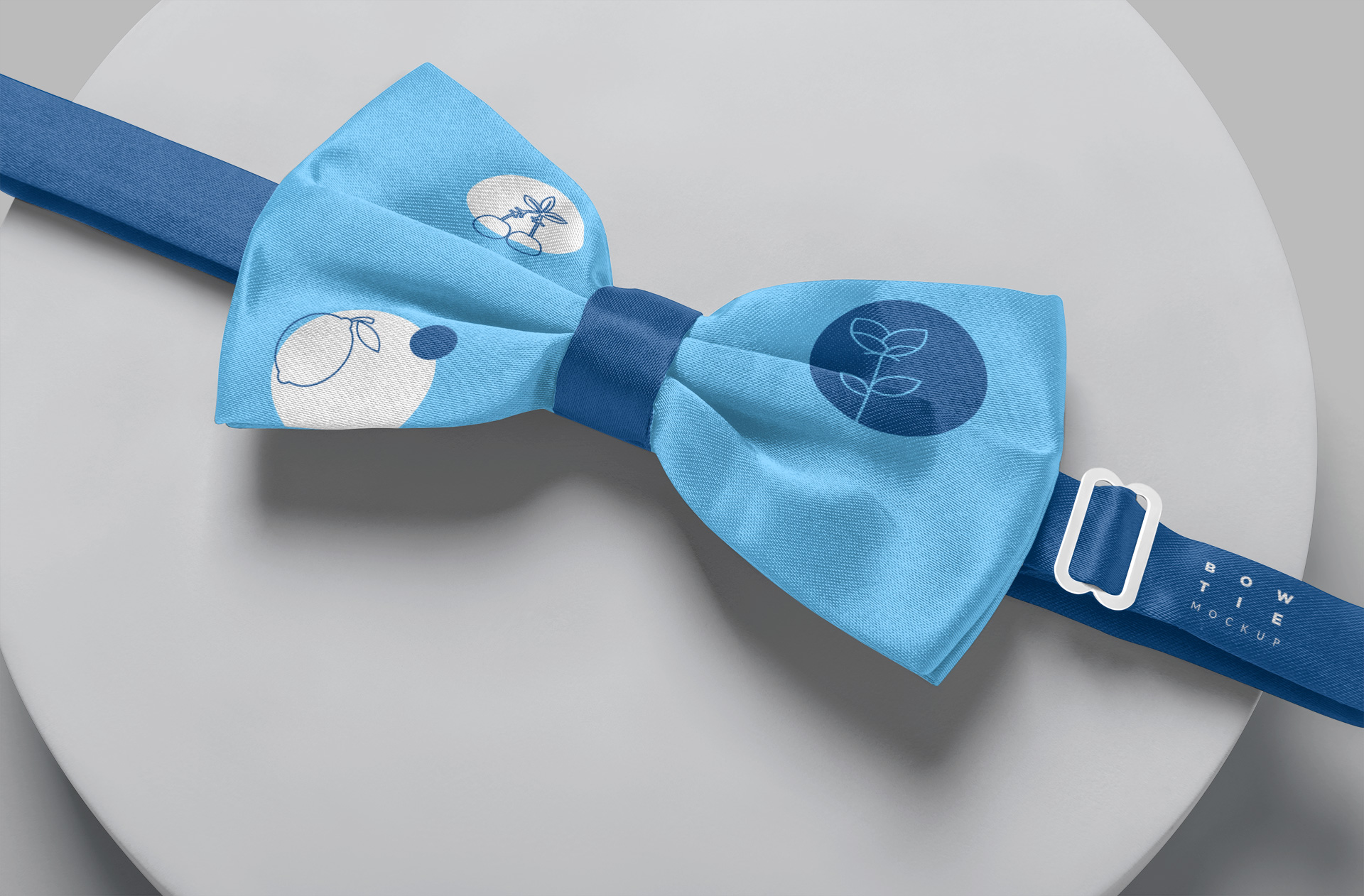 Professional Mockup of Bow Tie on Minimal Background
