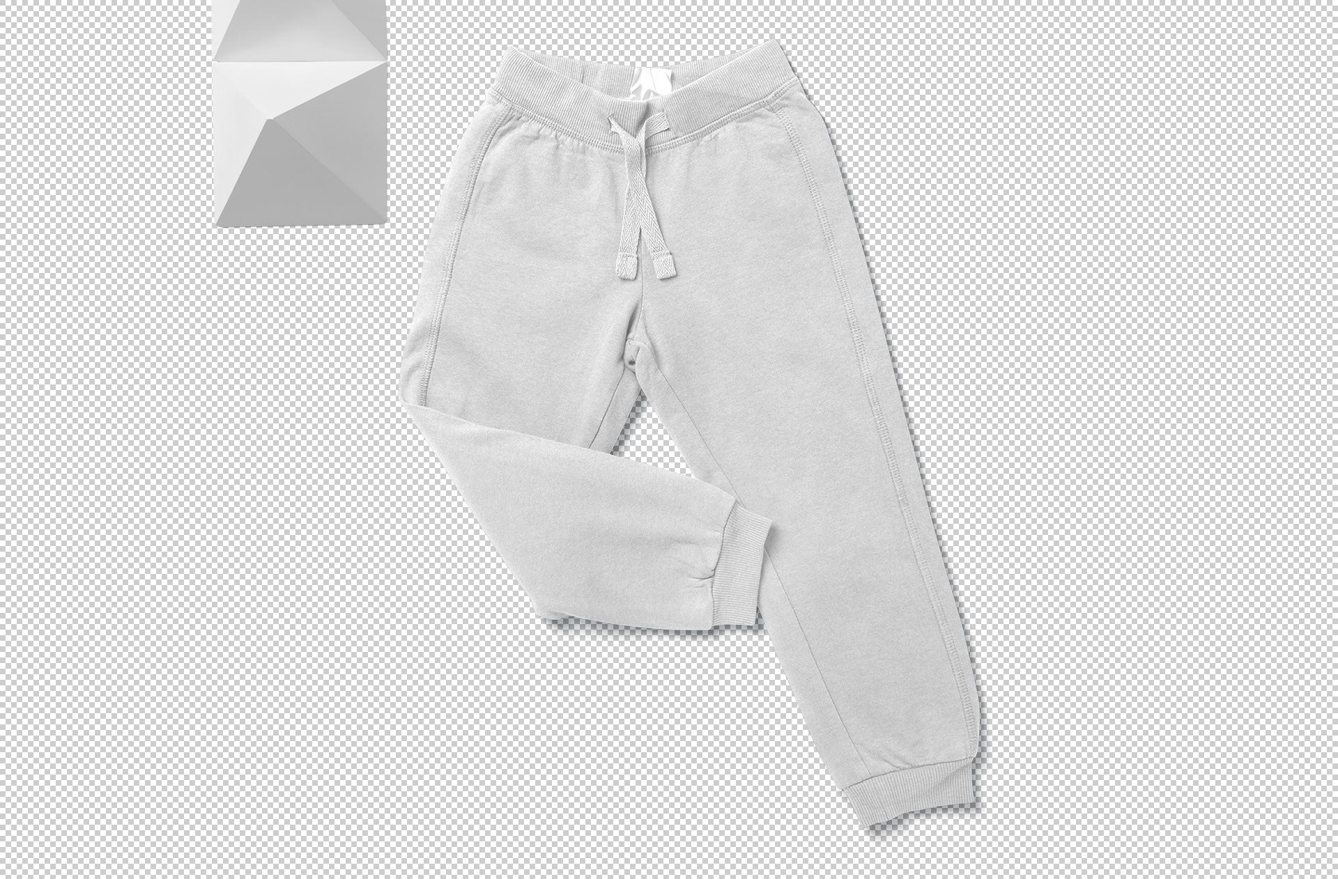 blue jogger pants template