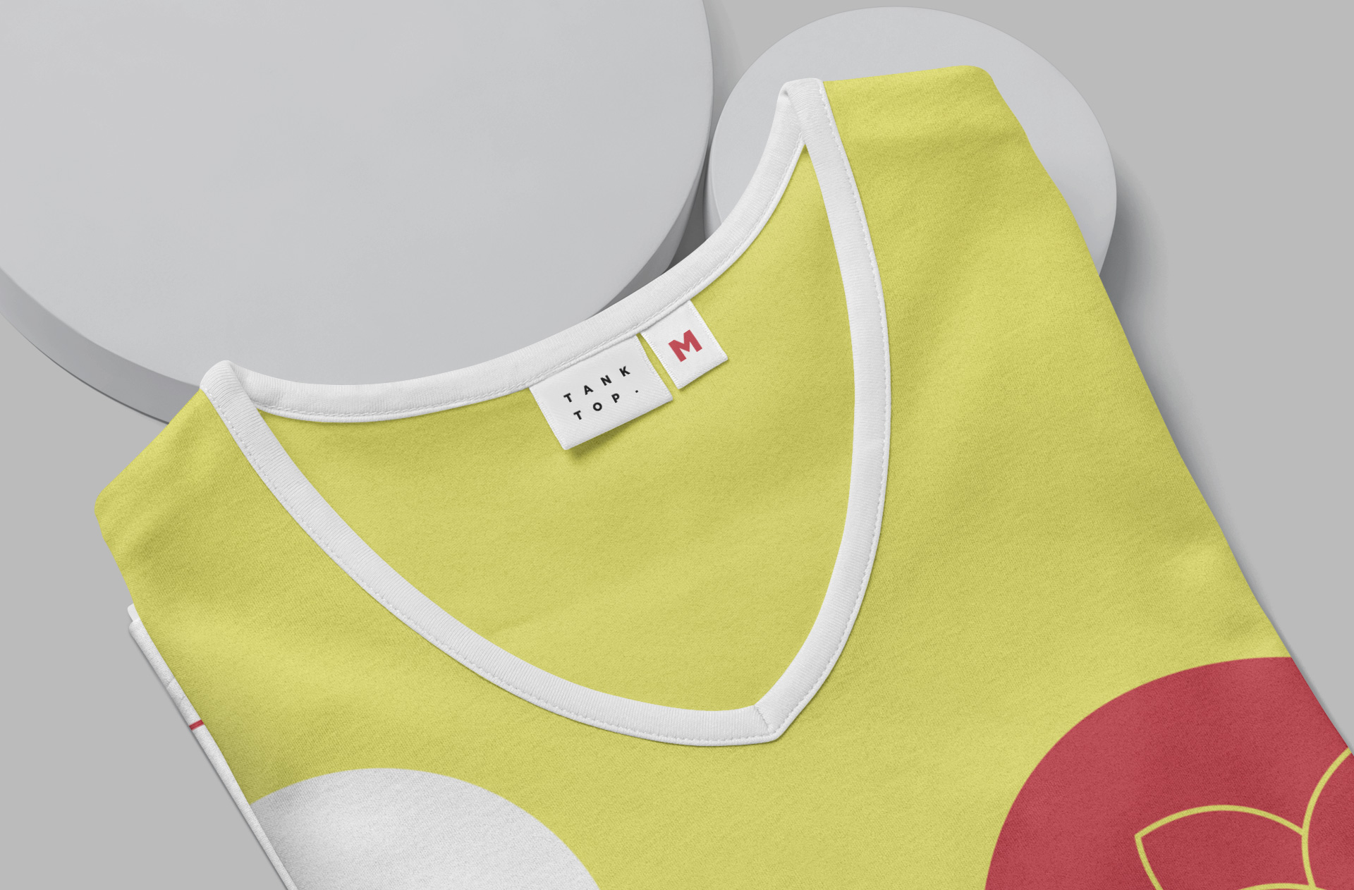 Dynamic Tank Top Mockup with Front and Back Views