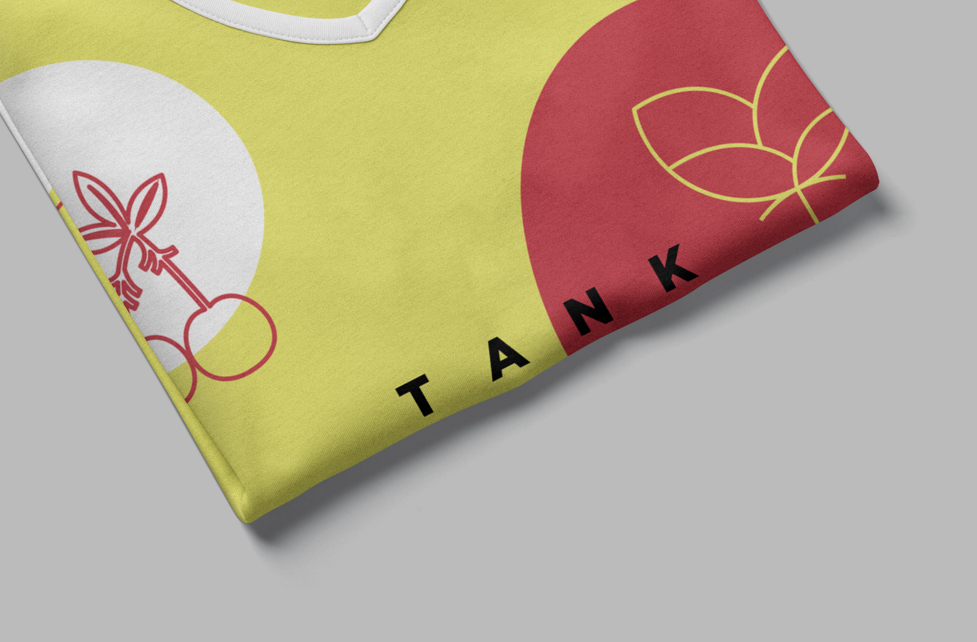 Dynamic Tank Top Mockup with Front and Back Views