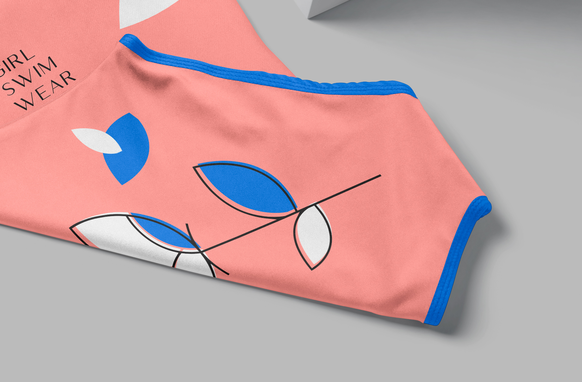 customizable swimwear folded mockup
