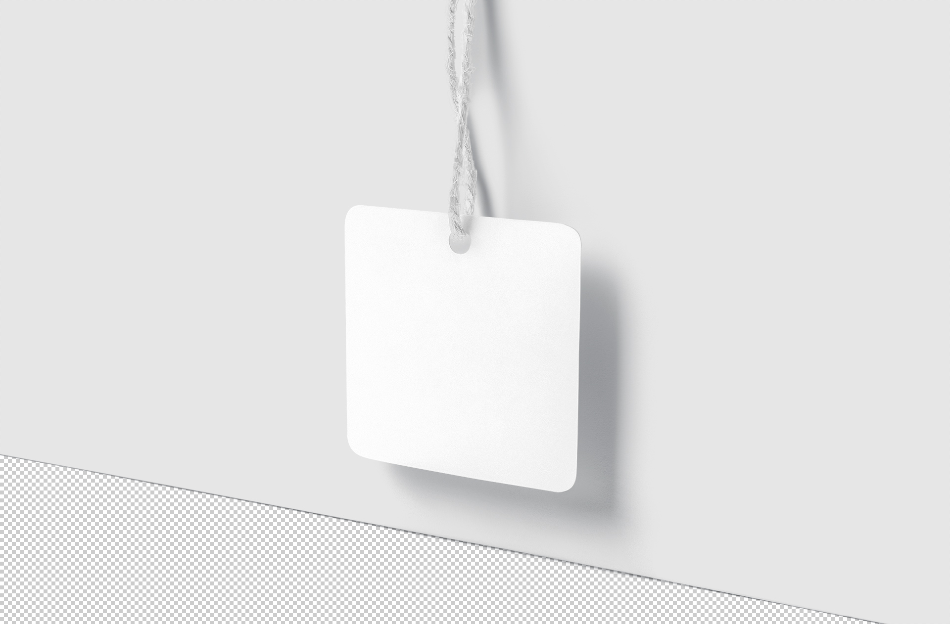 branding label square mock-up