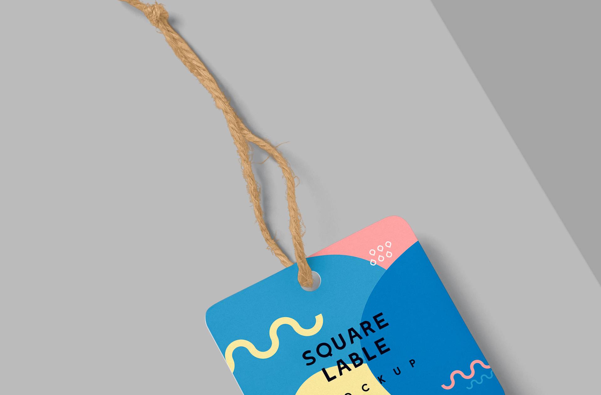 customizable product label mock-up PSD