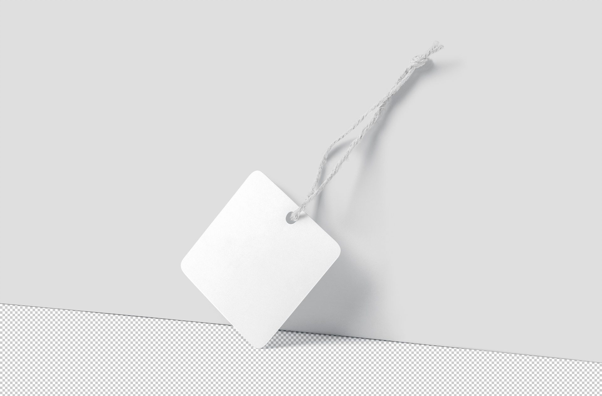 clean apparel square label mock-up