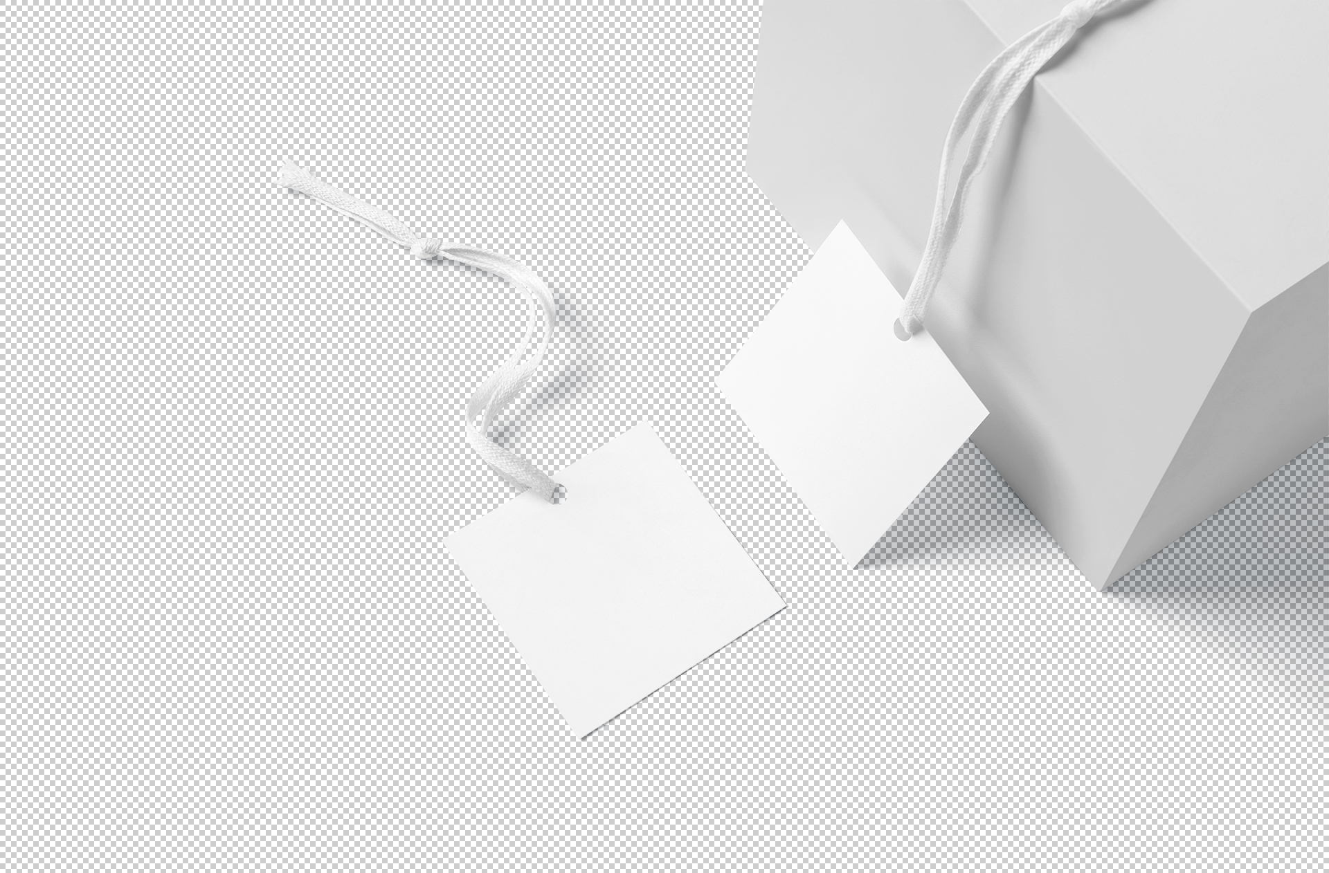 clean apparel square label mock-up
