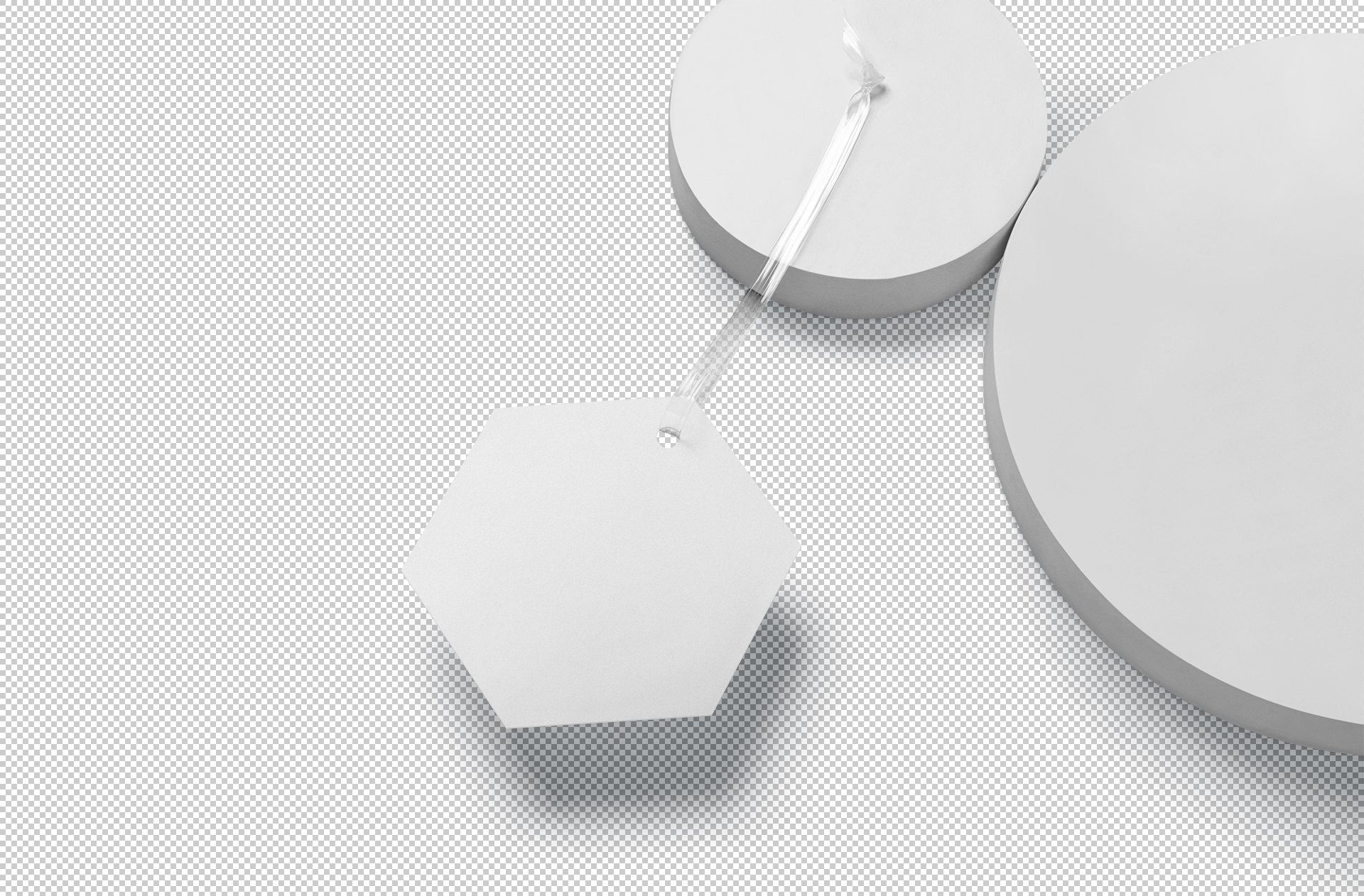 garment tag mock-up PSD