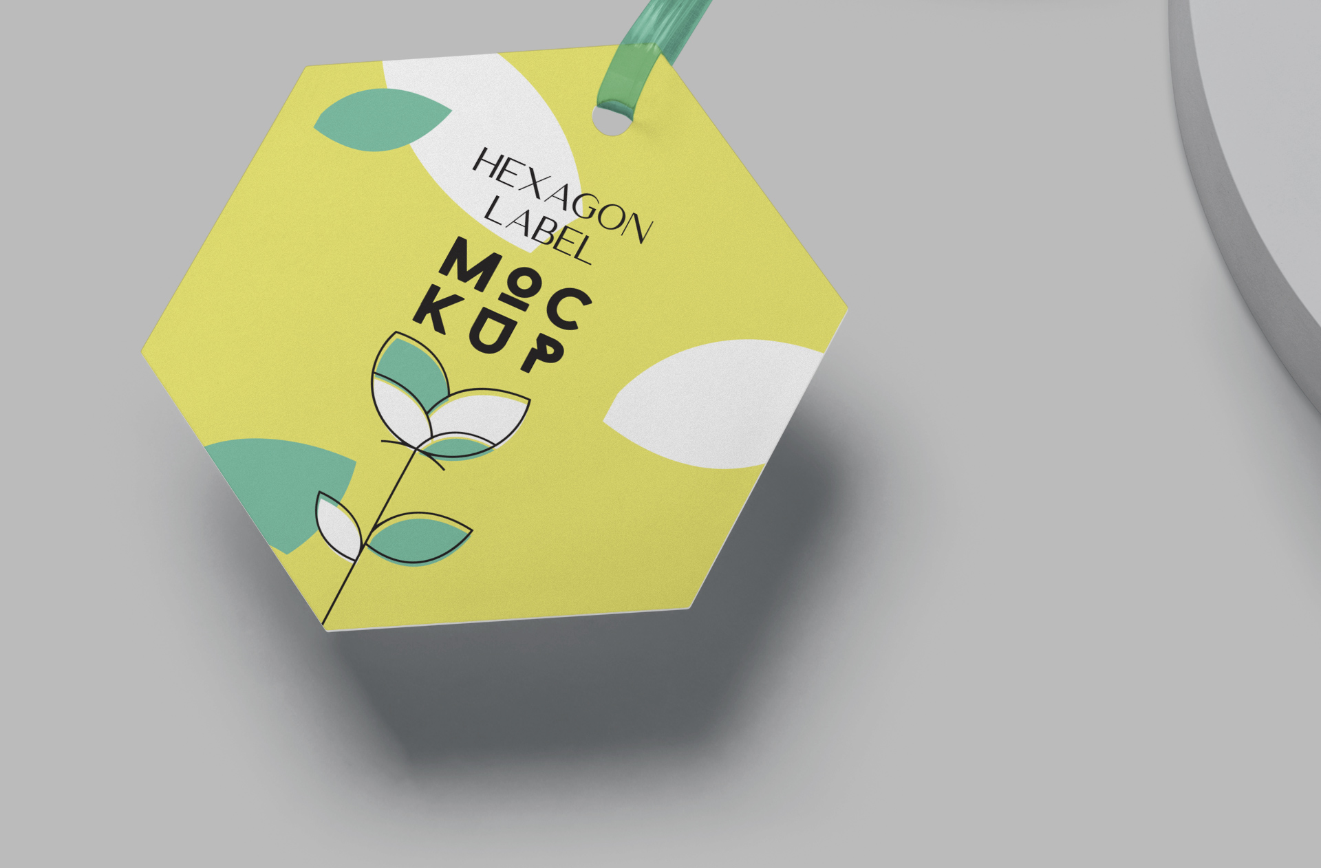 garment tag mock-up PSD