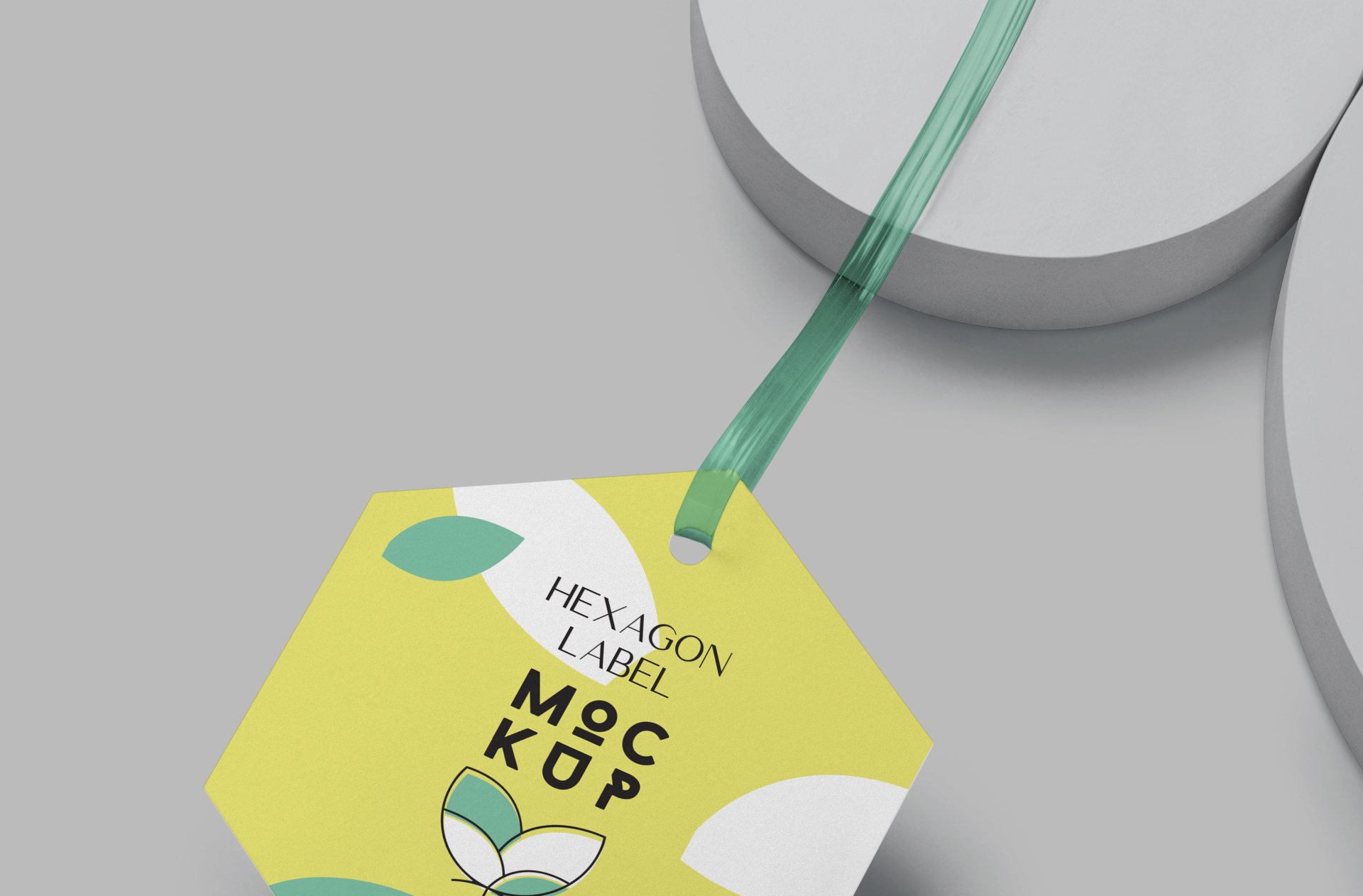 garment tag mock-up PSD