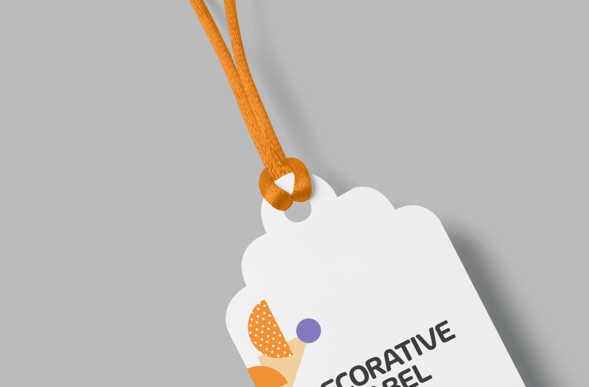 customizable branding label PSD