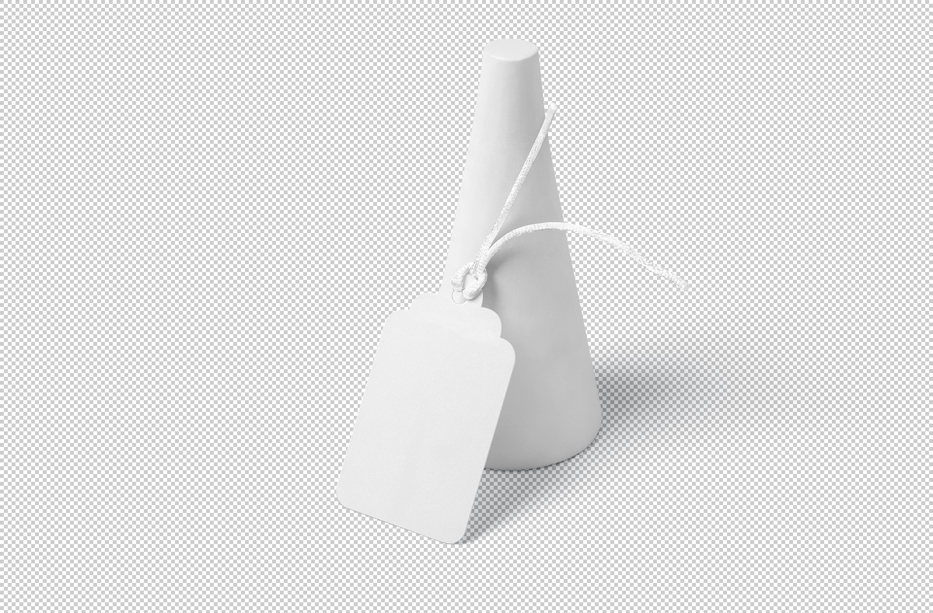 customizable branding tag mock-up PSD