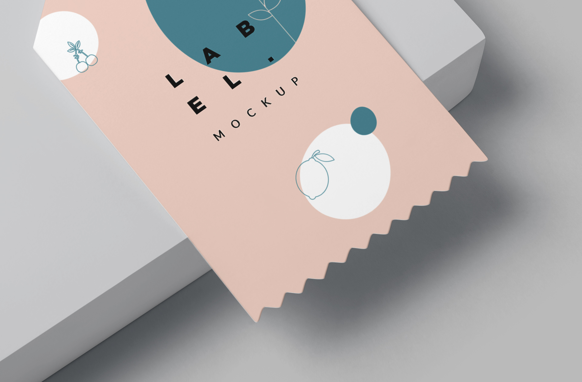 branding tag mock-up