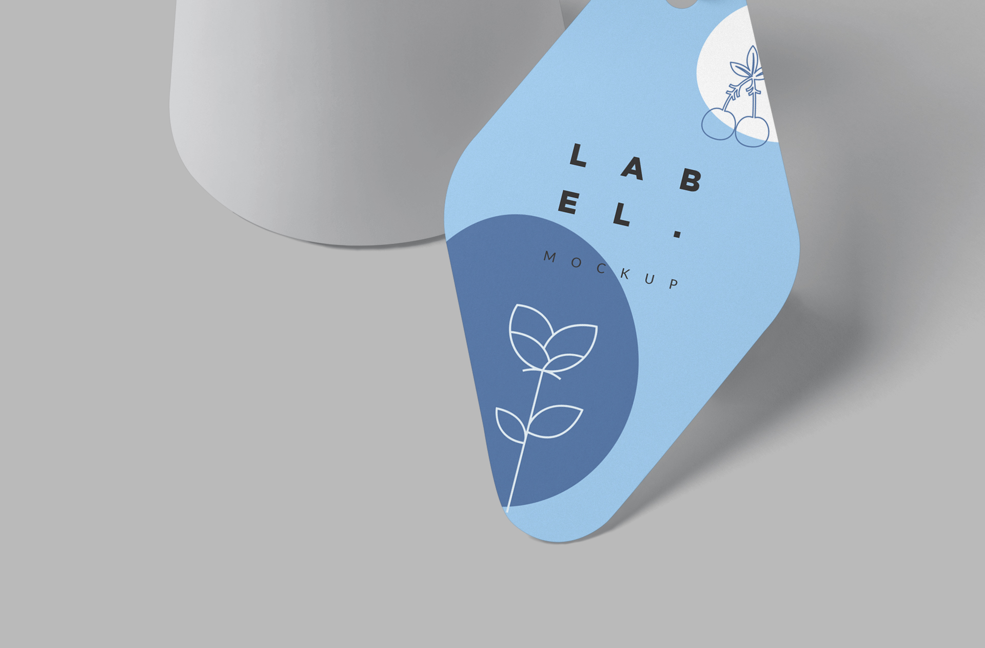 clean branding tag PSD