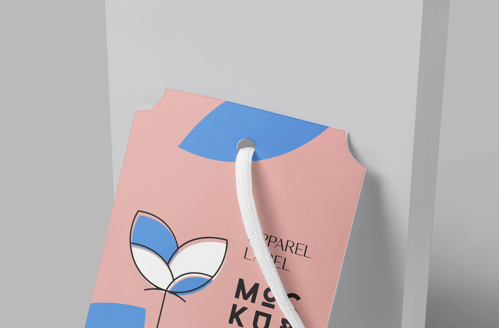 apparel label mock-up