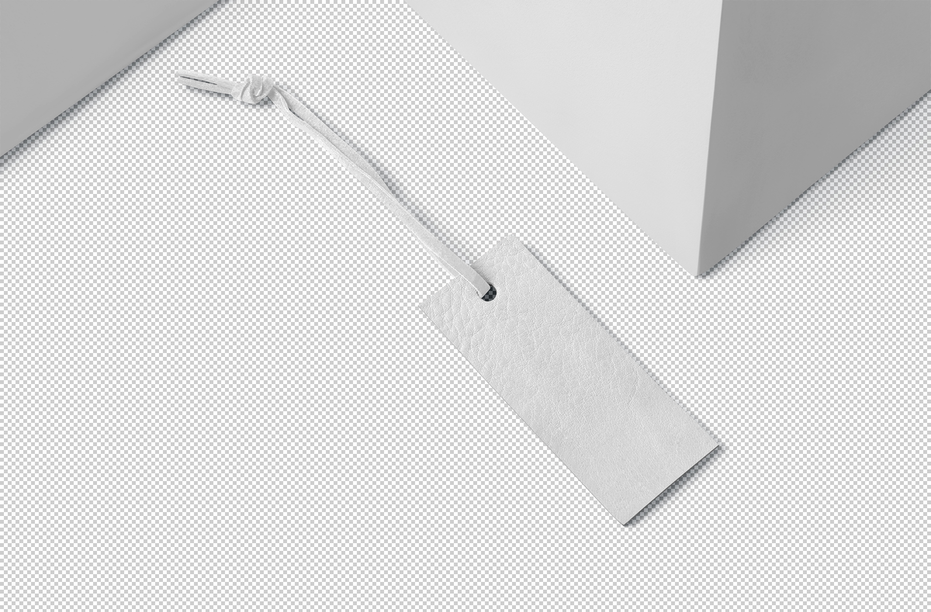 modern garment tag PSD