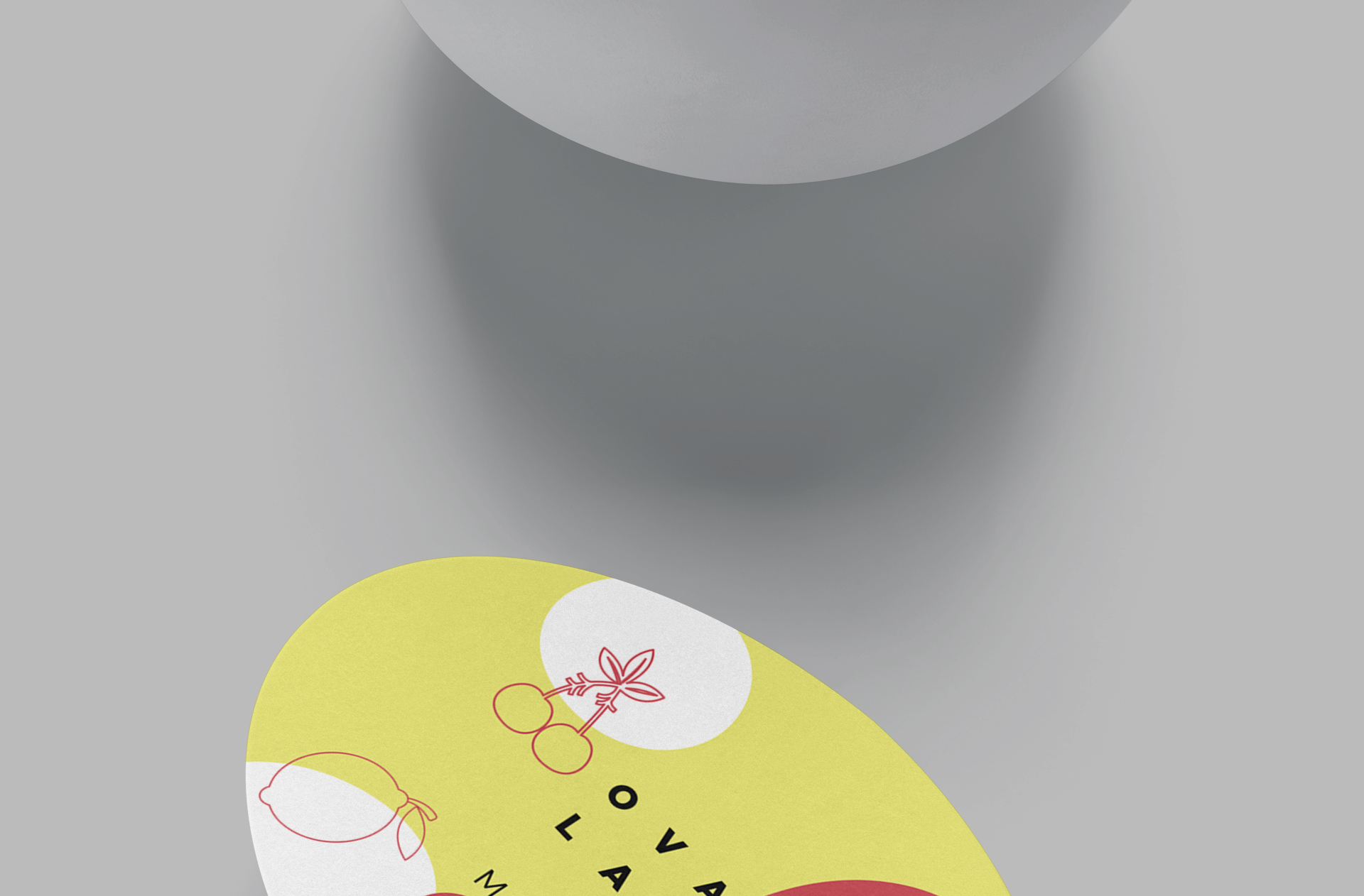 colorful branding tag