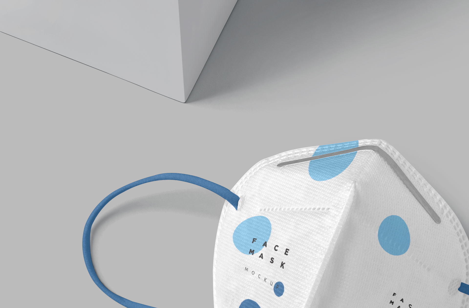 customizable face mask mock-up