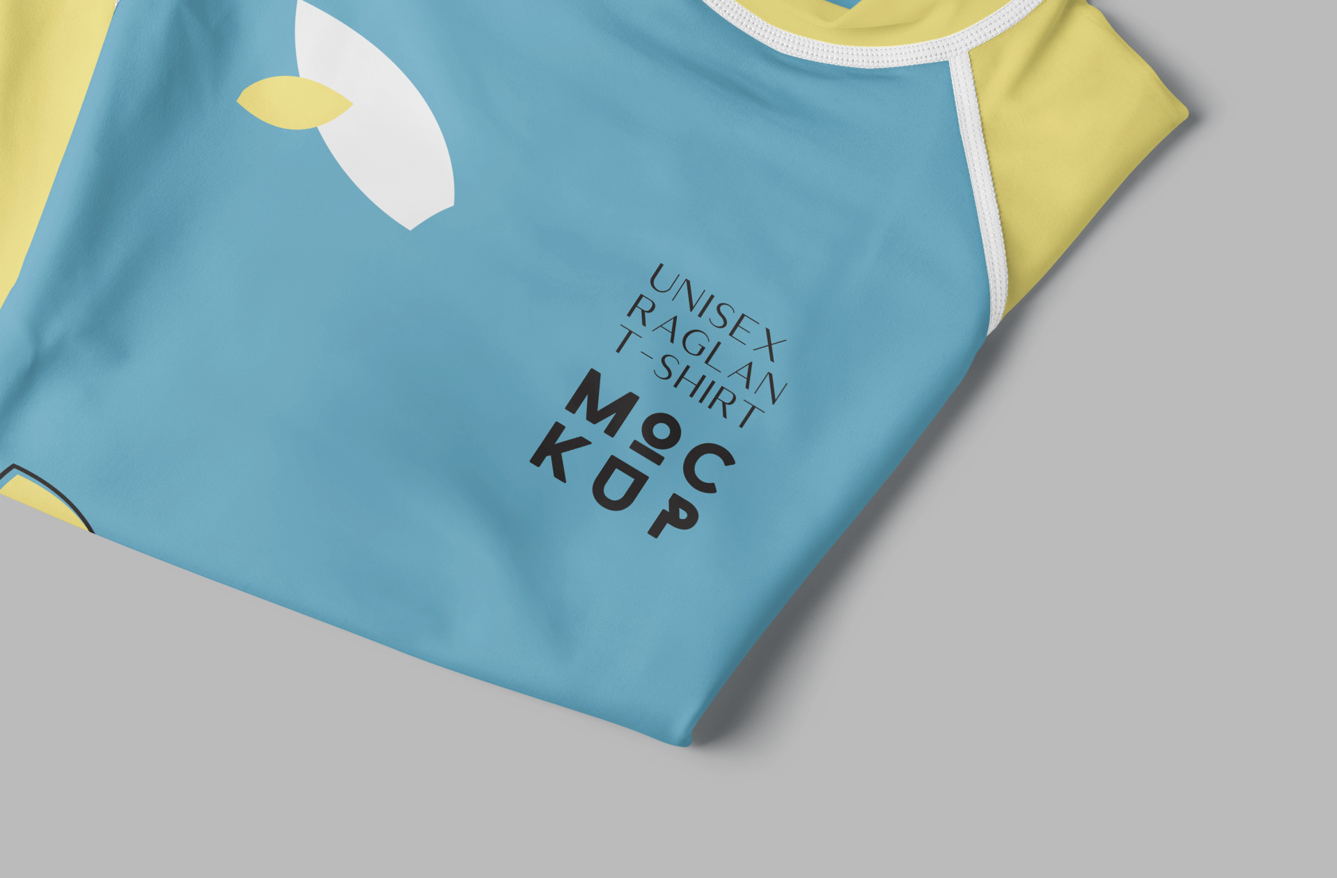 customizable raglan design PSD