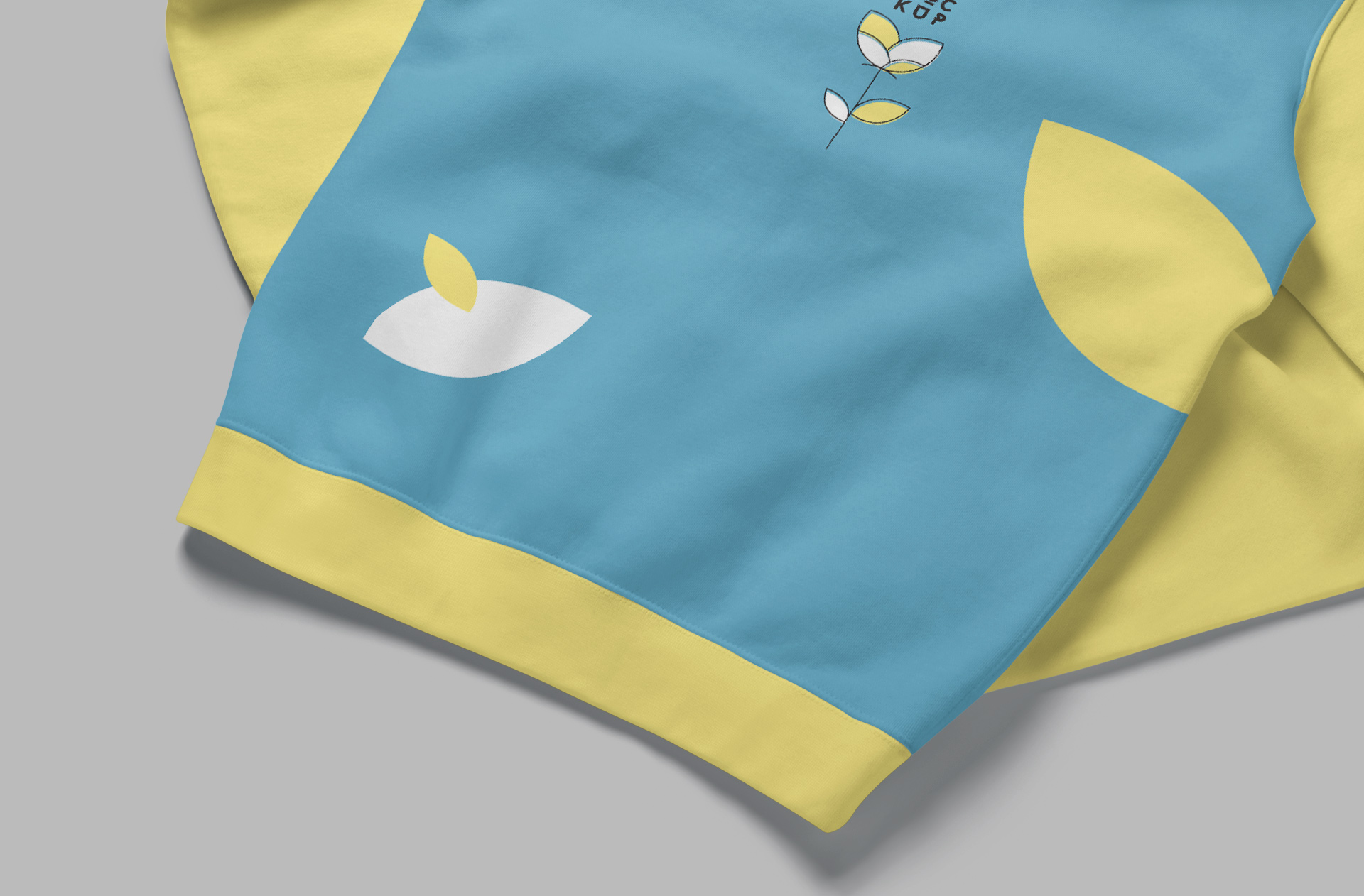 casual zipper hoodie mockup