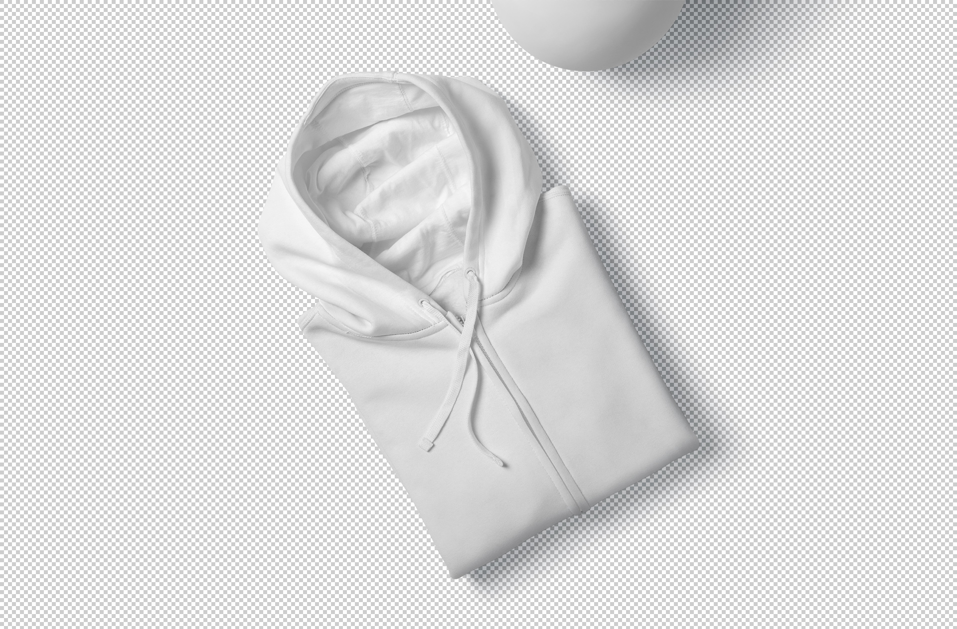 Close-Up of Unisex Zipper Hoodie Mockup with Design