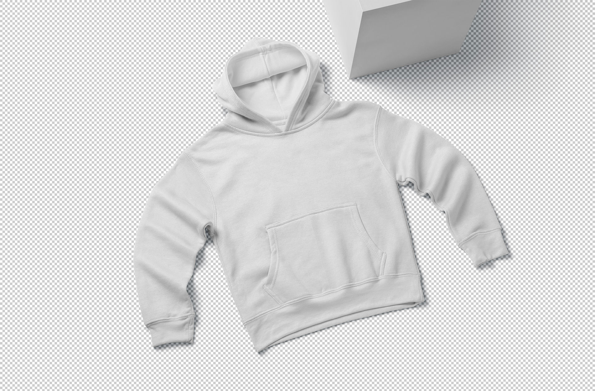 casual kids hoodie design mock-up