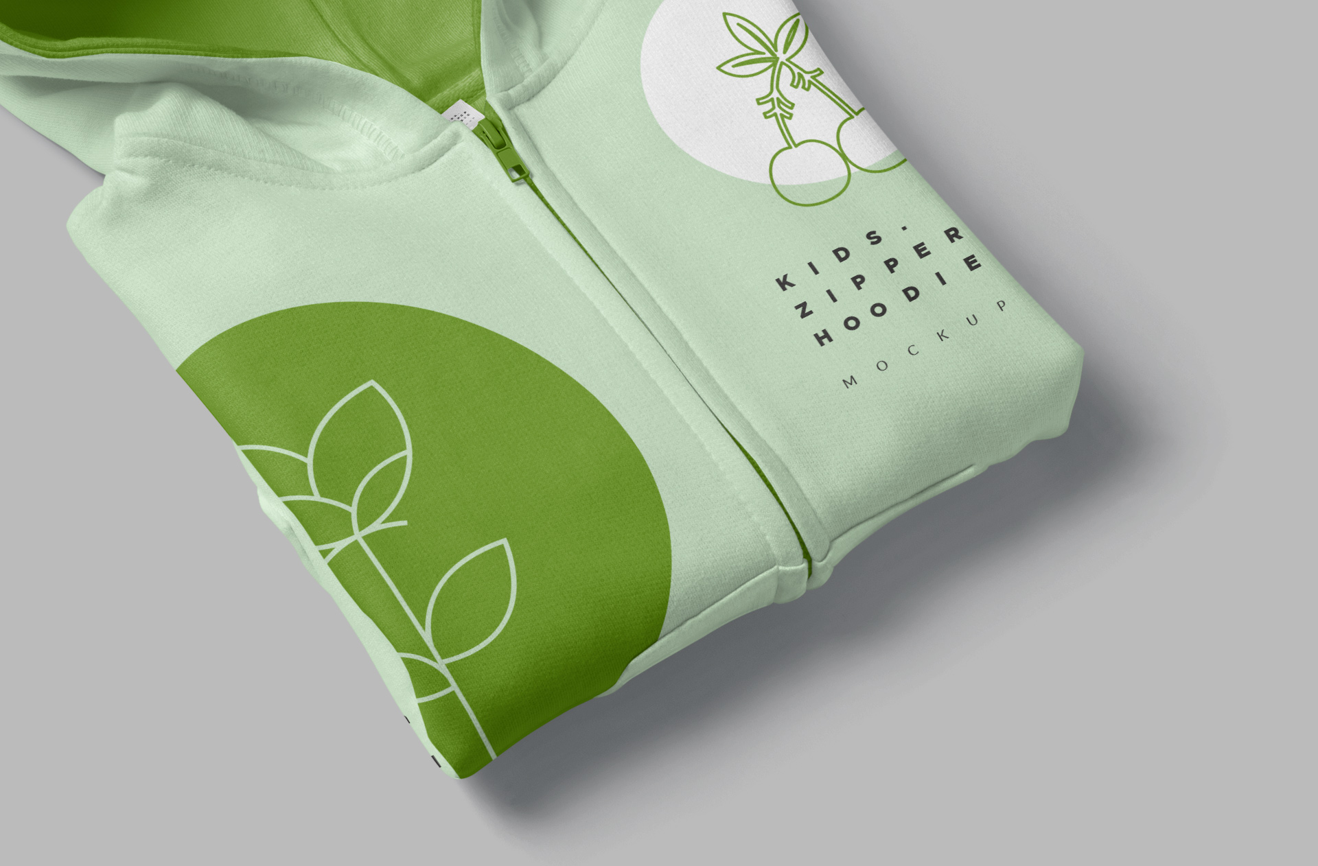 childrens casual fashion hoodie mock-up