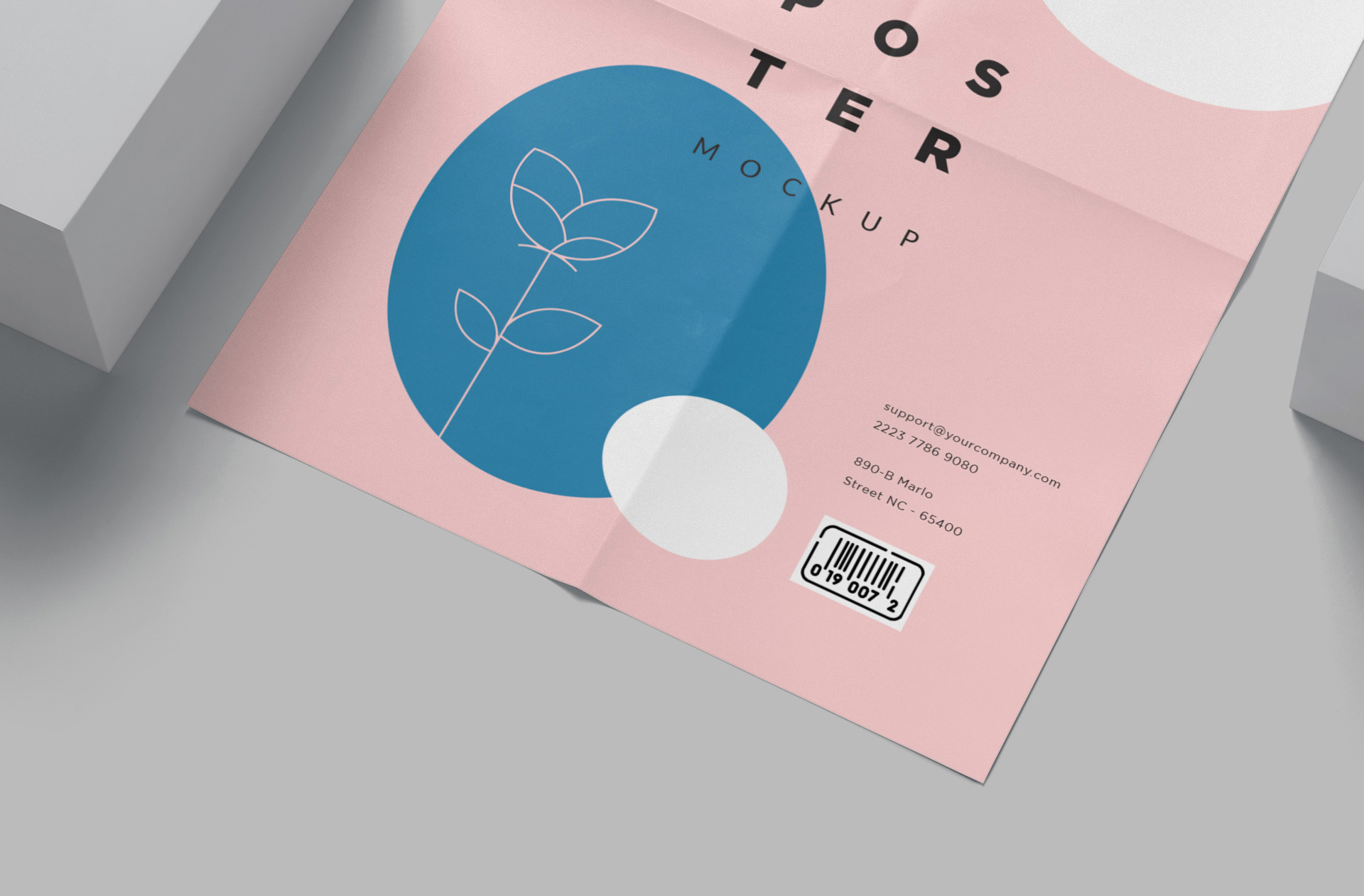 A4 flyer design branding PSD