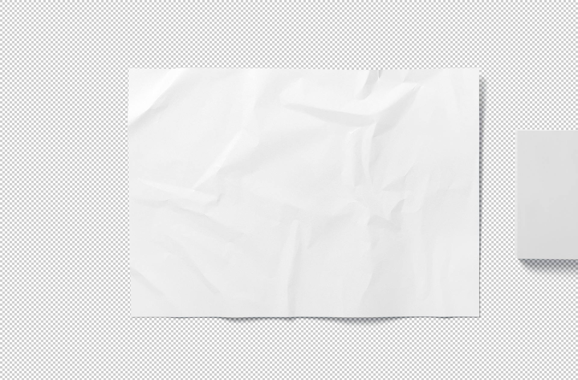 Customizable Crumpled Poster Mockup for Marketing Design