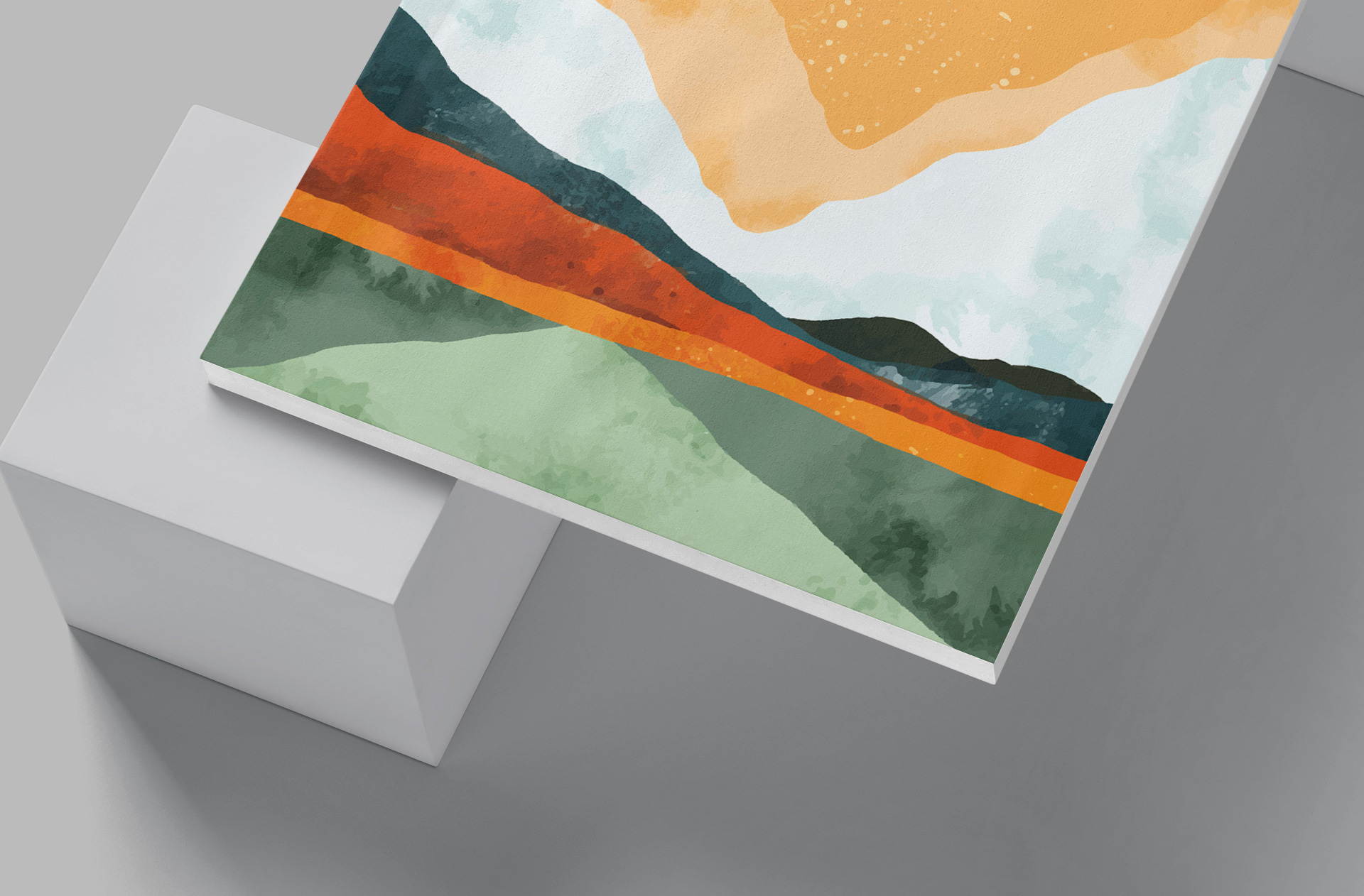 artistic frame mockup