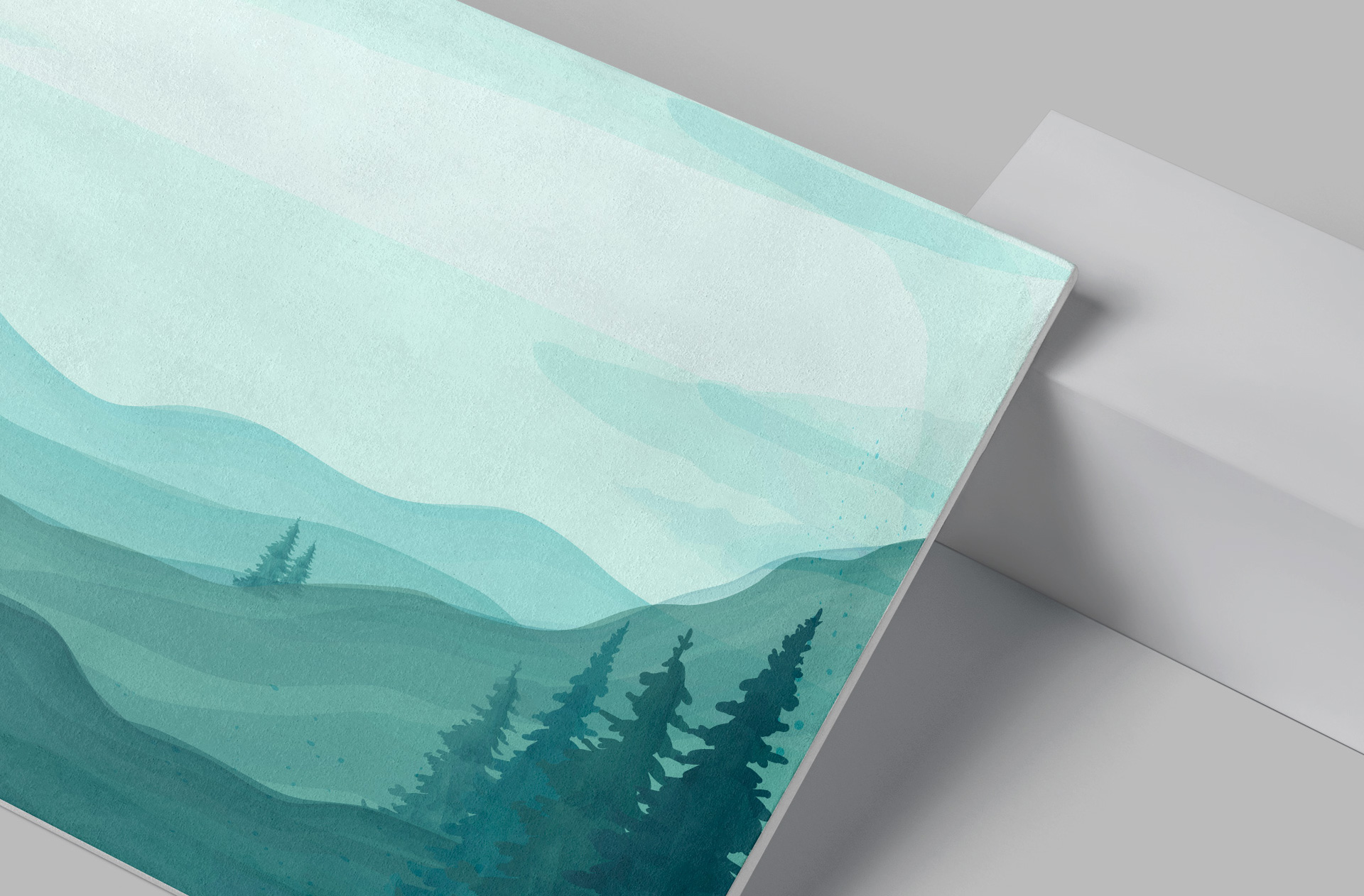 horizontal frame mockup