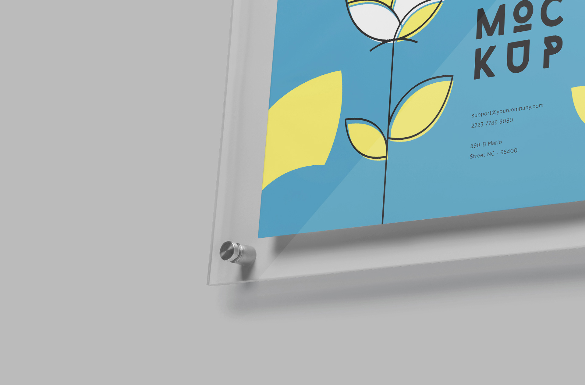 clear glass mock-up