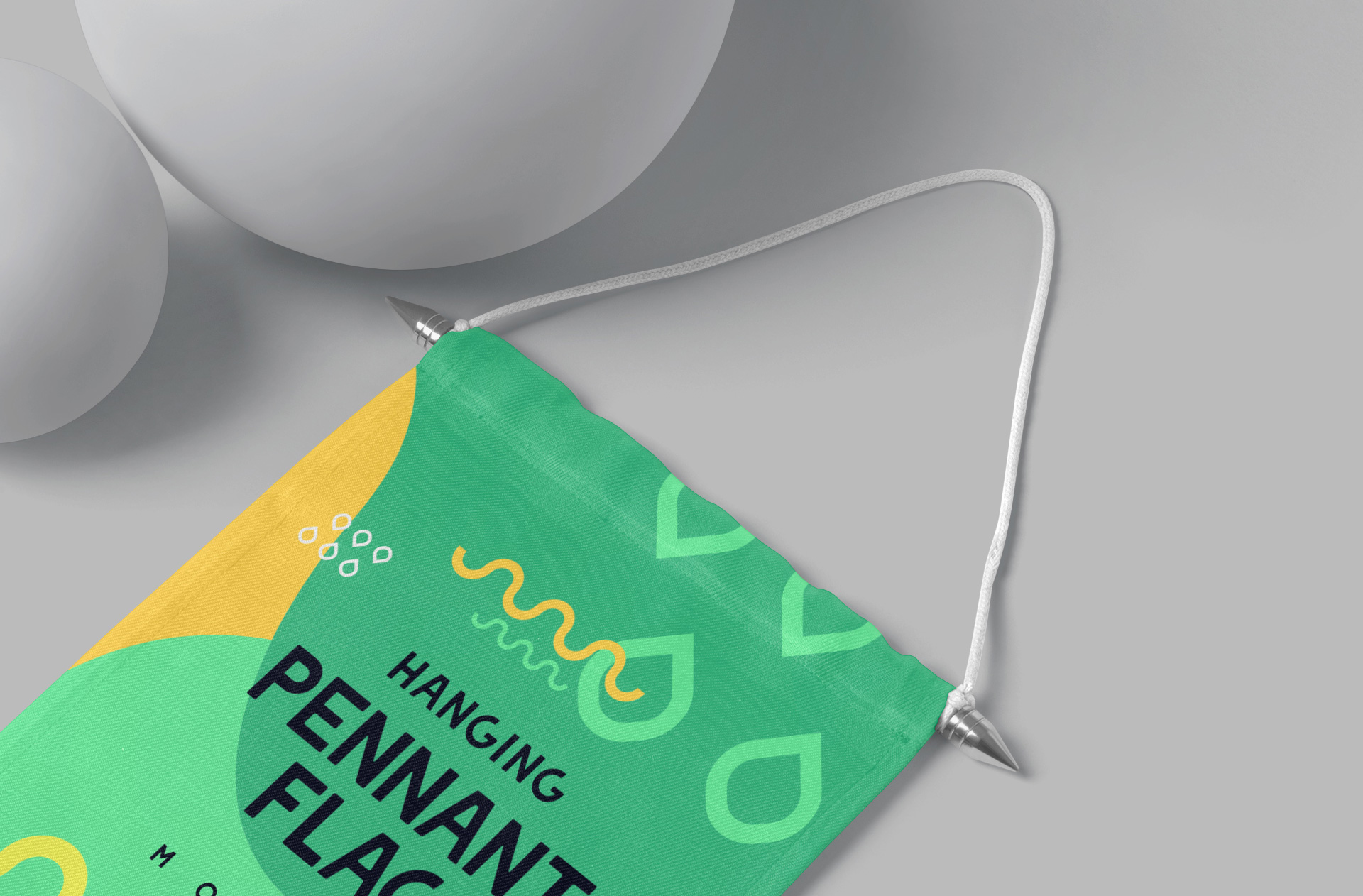 custom branding flag mock-up