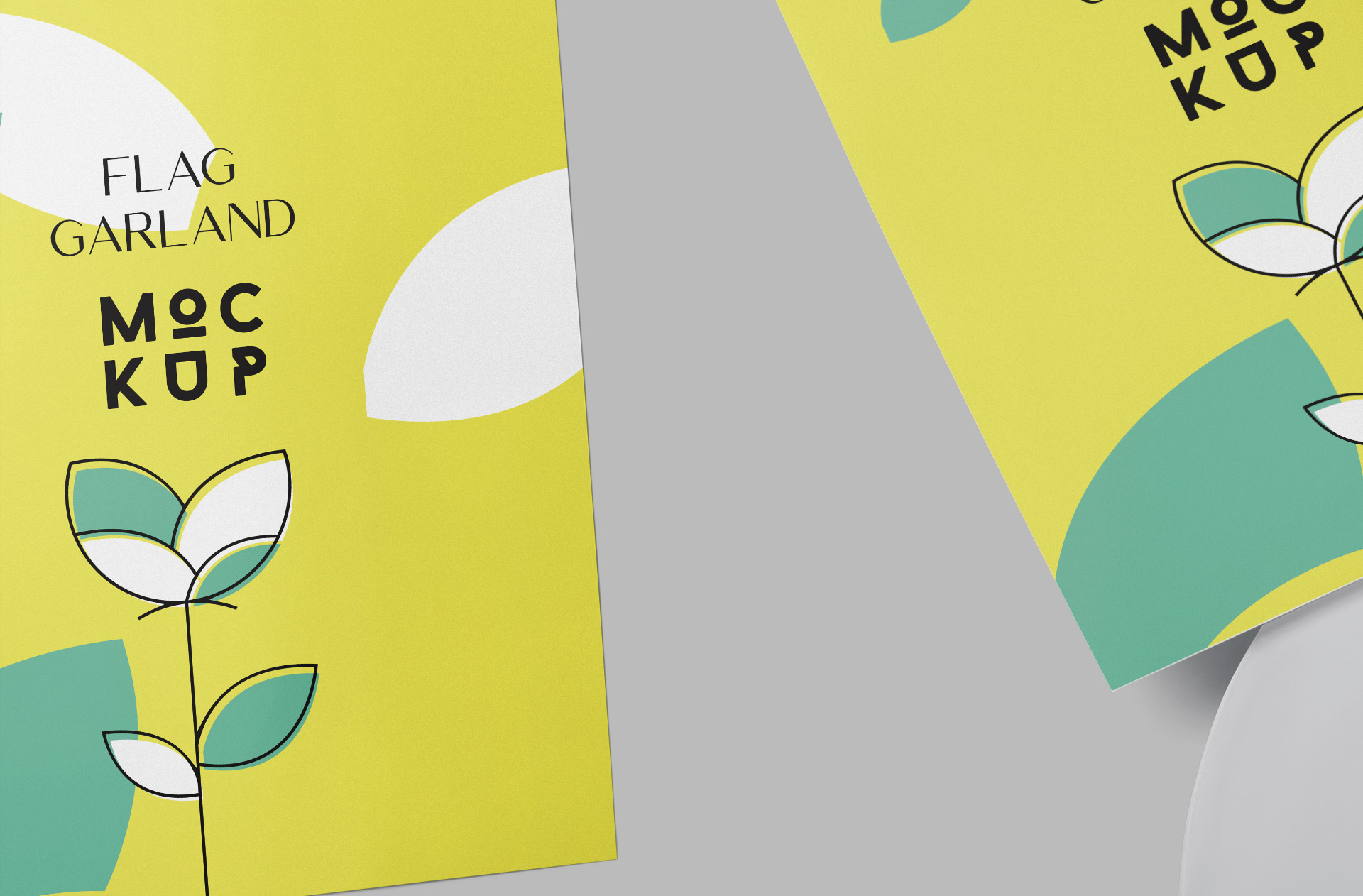 advertising garland flag