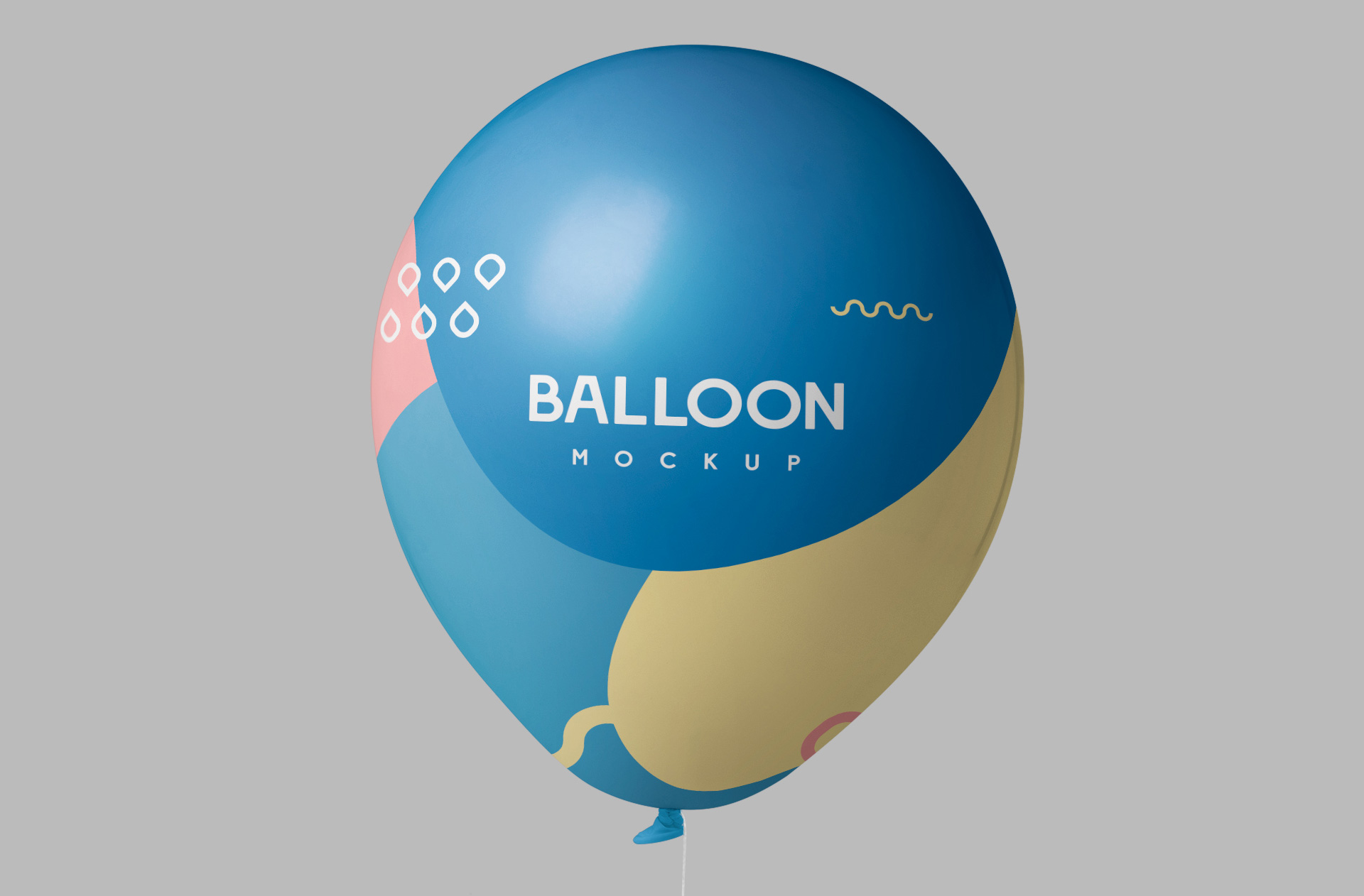 advertising balloon design mock-up