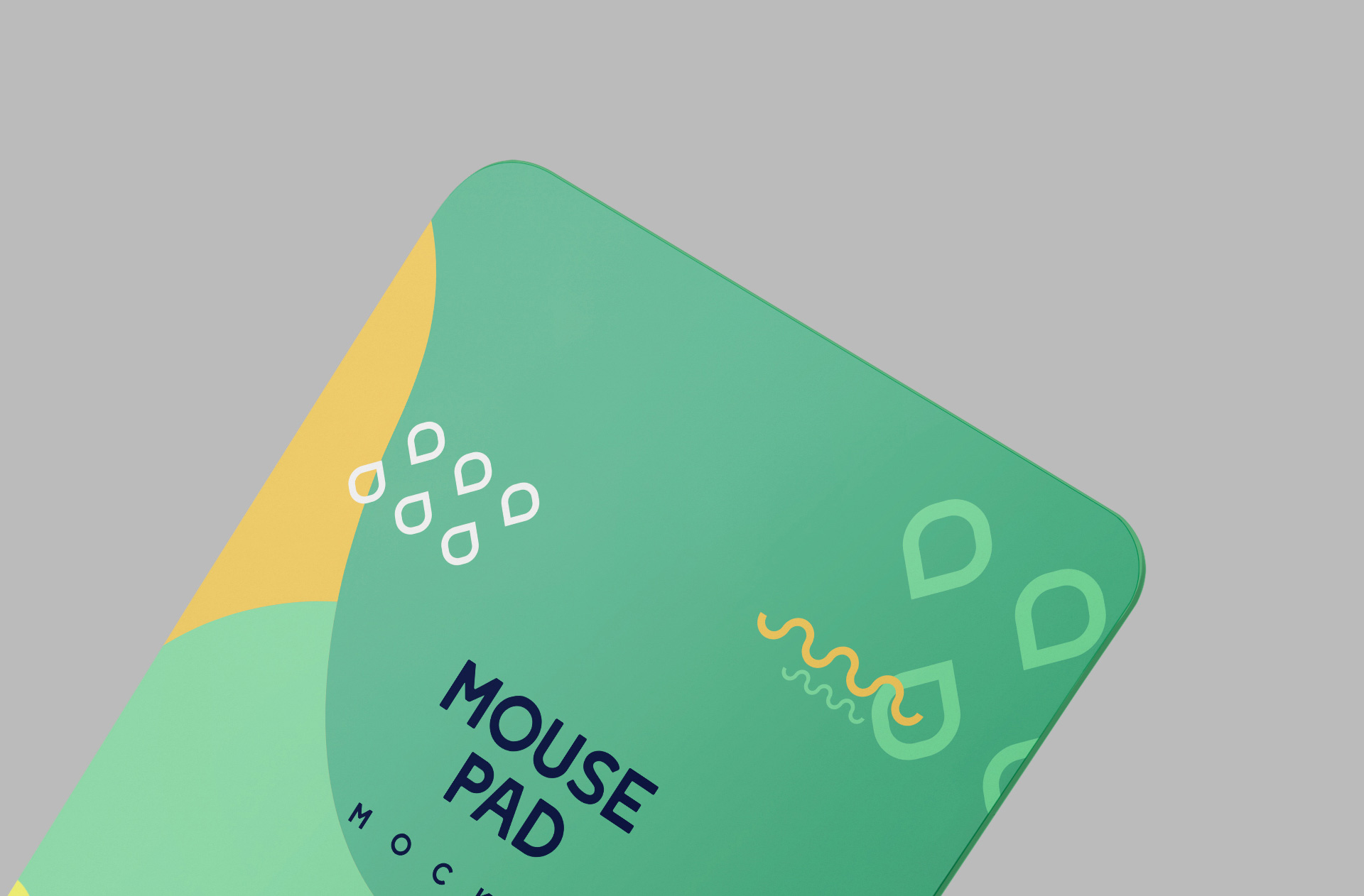 modern mouse pad mock-up