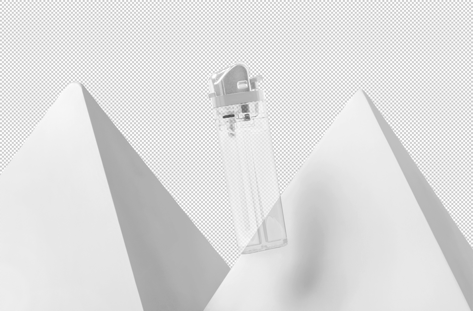 customizable lighter mock-up