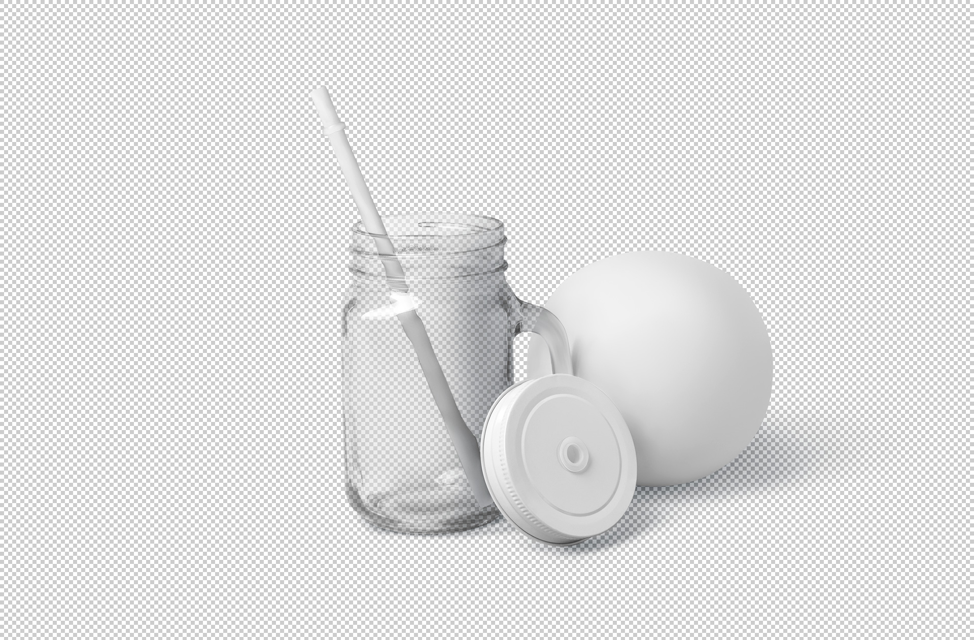 beverage branding mock-up