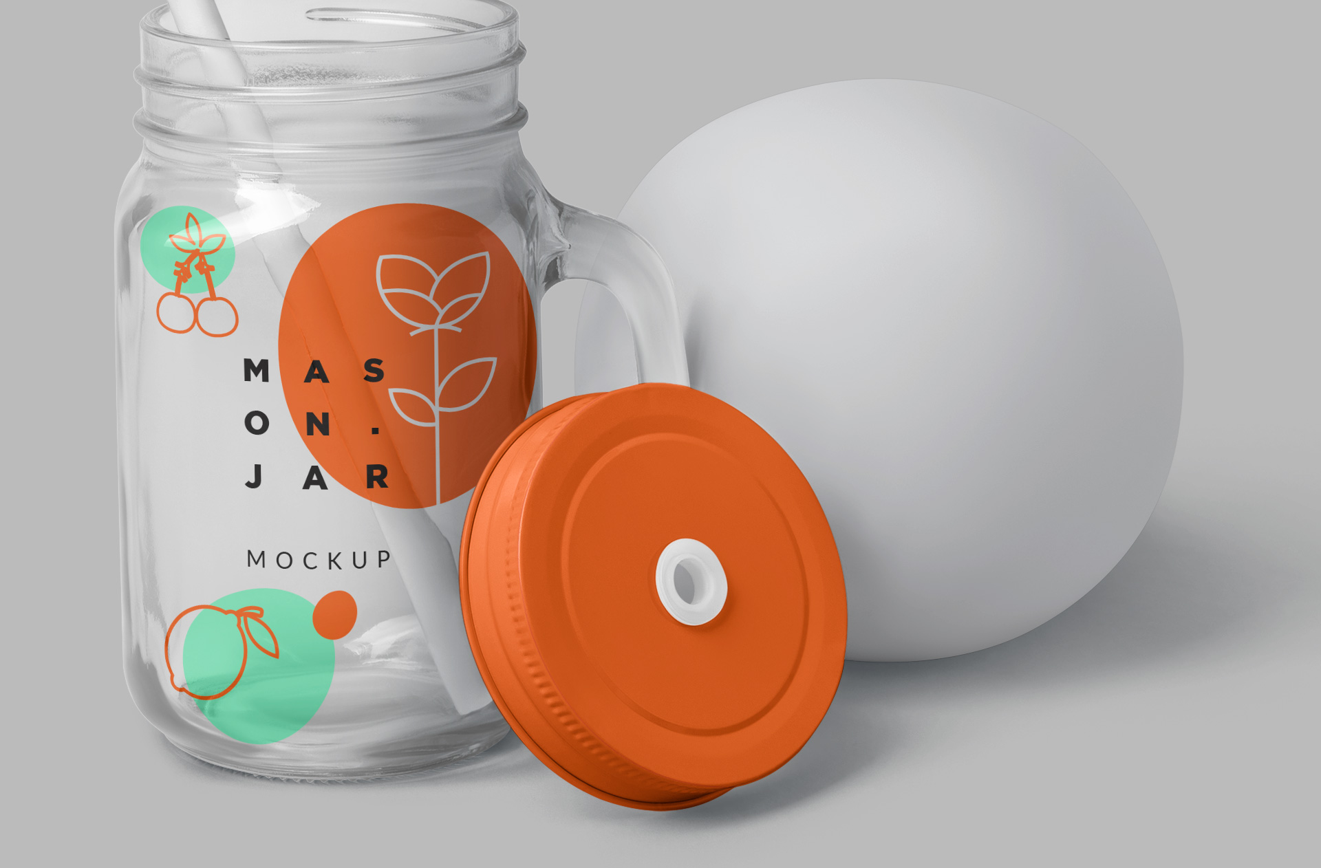 beverage branding mock-up