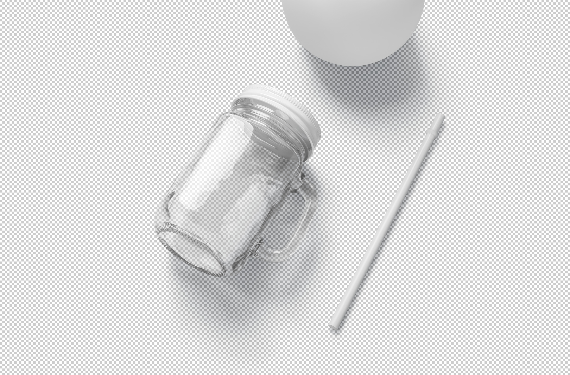 customizable jar mock-up