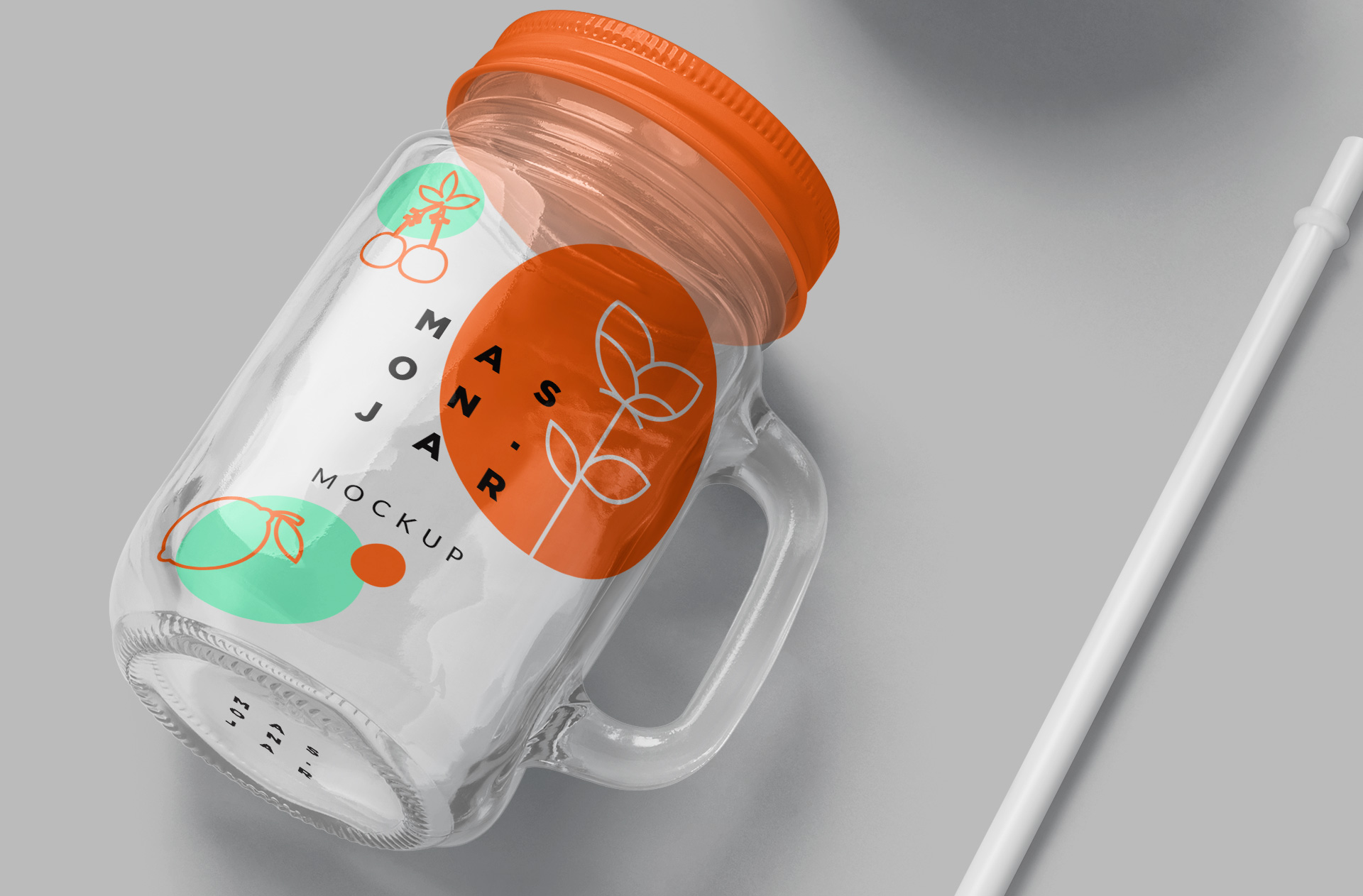 customizable jar mock-up