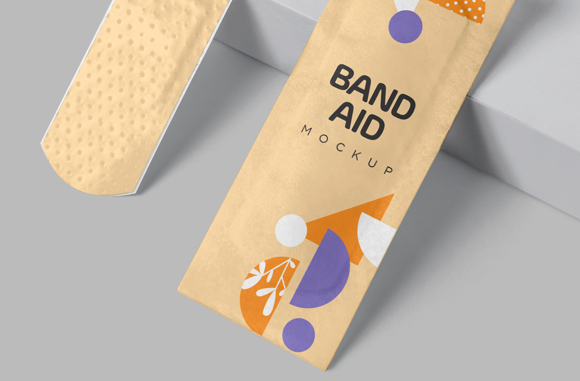 adhesive bandage mock-up