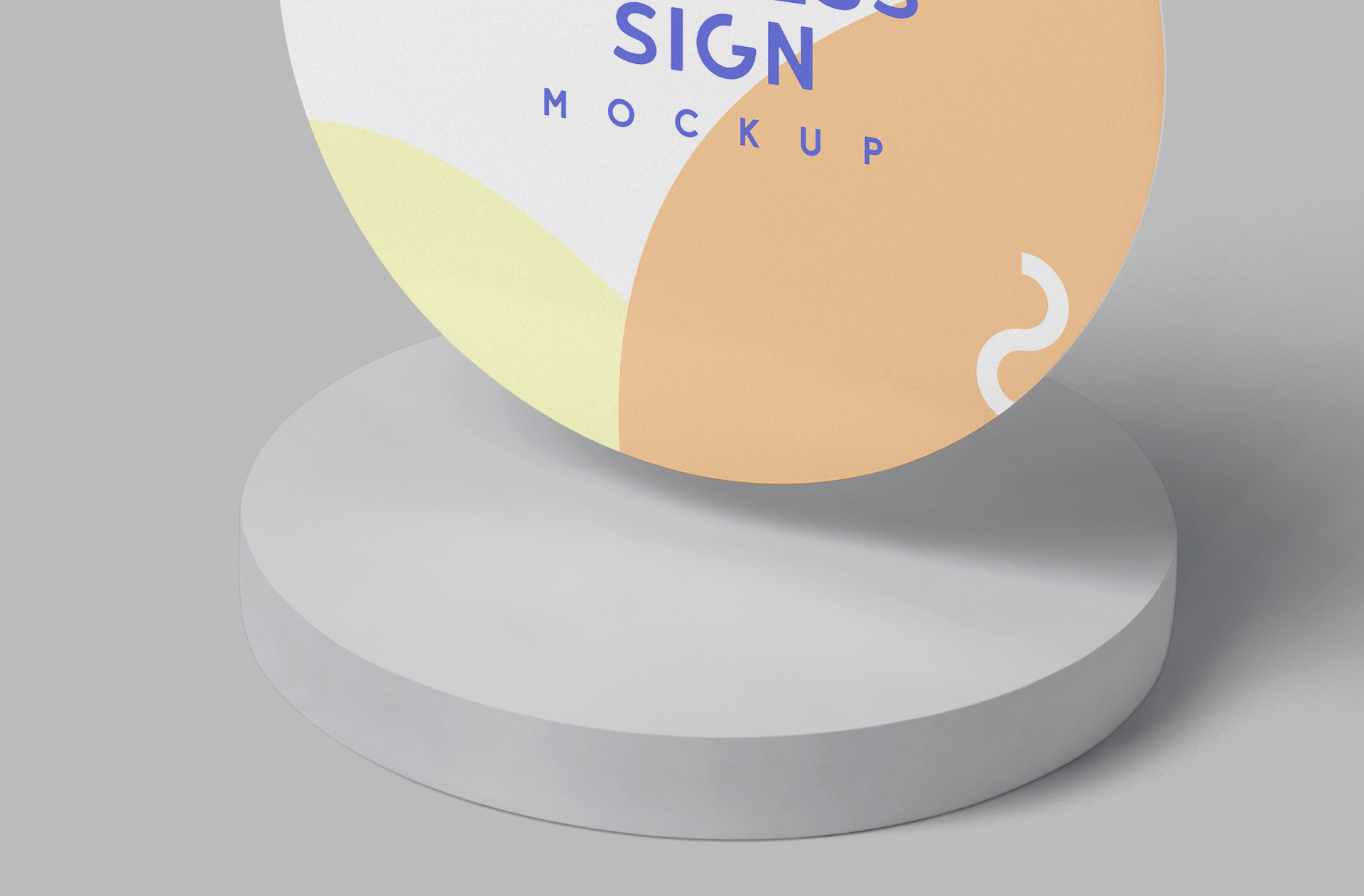 boutique hanging sign mock-up