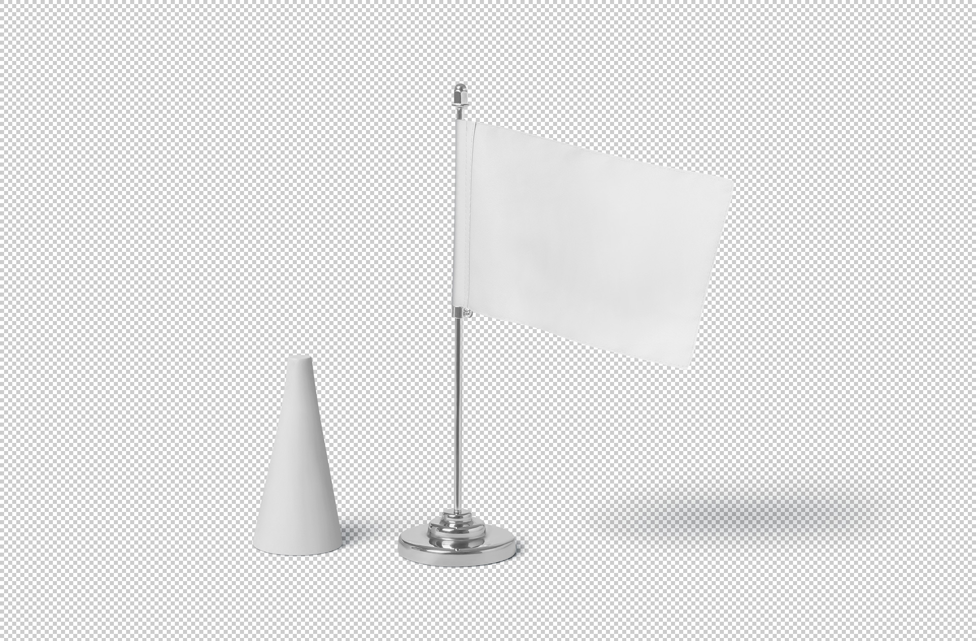 branding flag mock-up