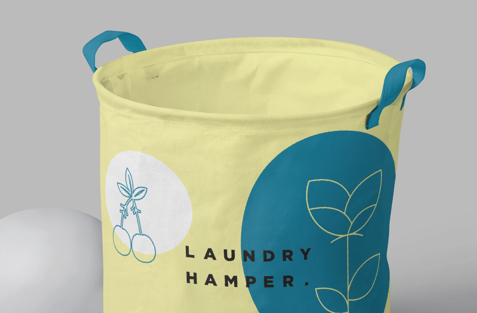 basket branding mock-up