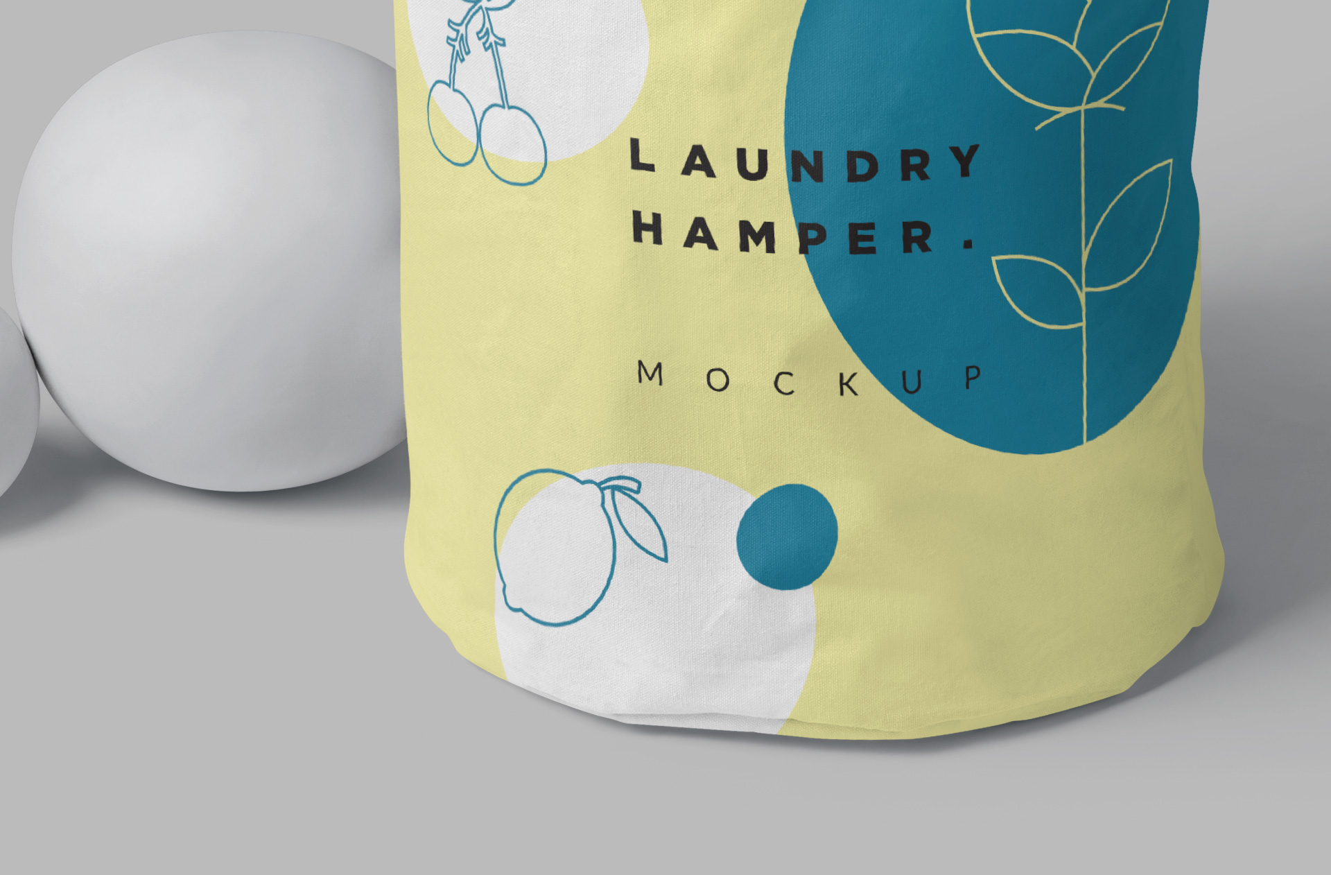 basket branding mock-up