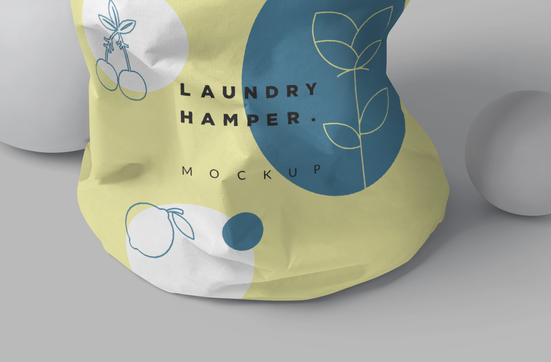 branding basket mock-up