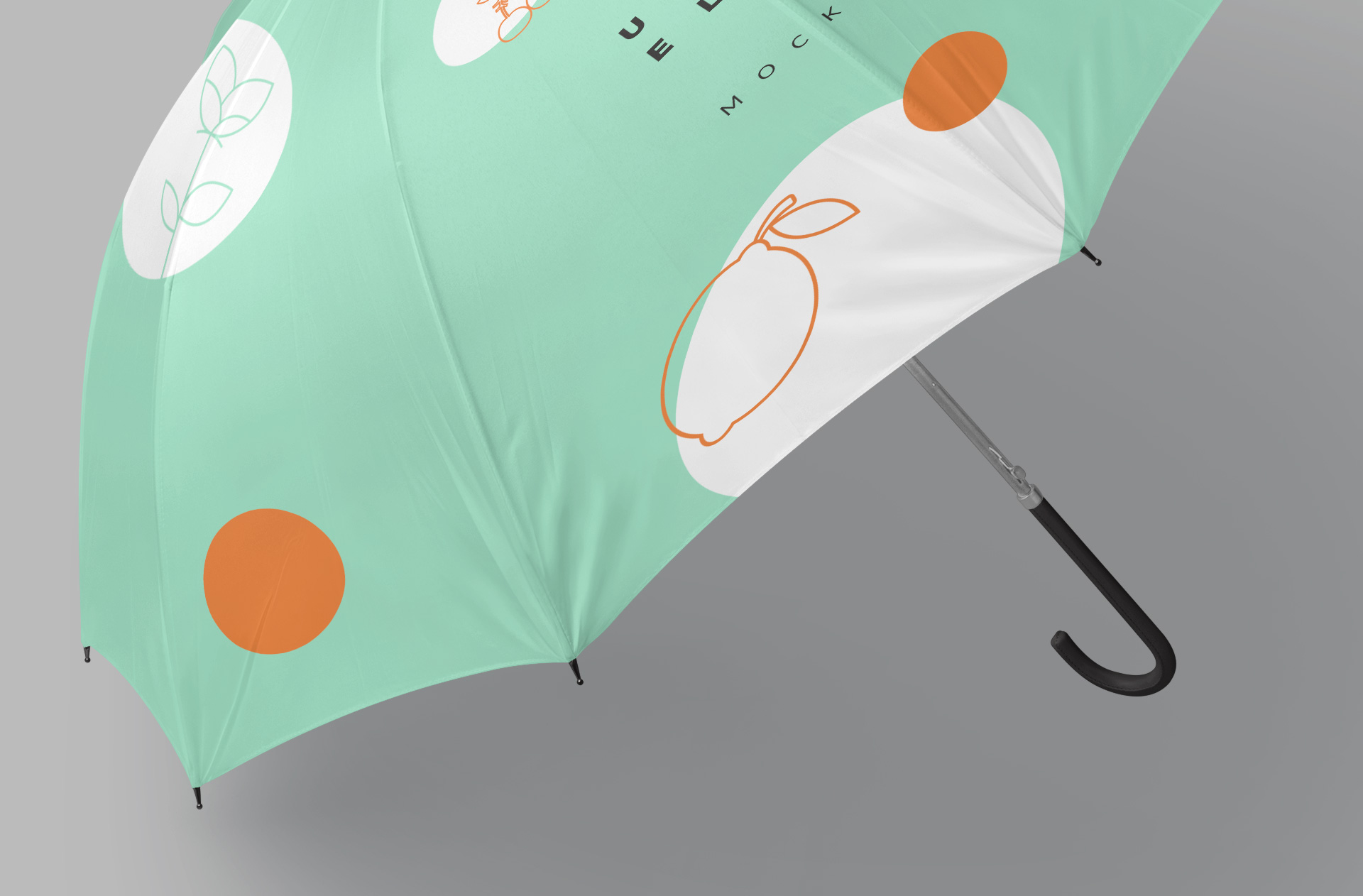 advertising umbrella mock-up